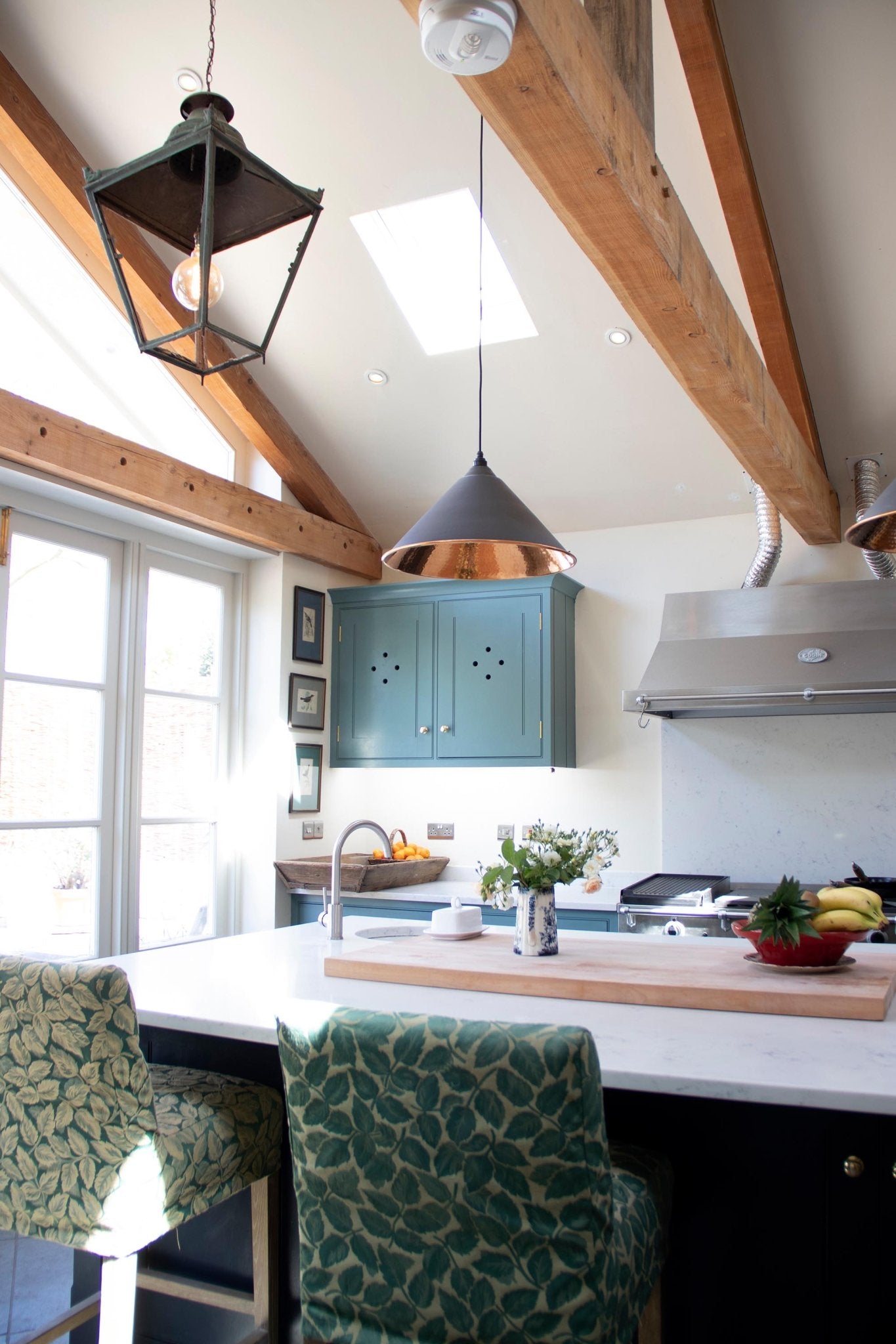 Hammered Copper Hockley Pendant | Slate - From The Anvil - EB London