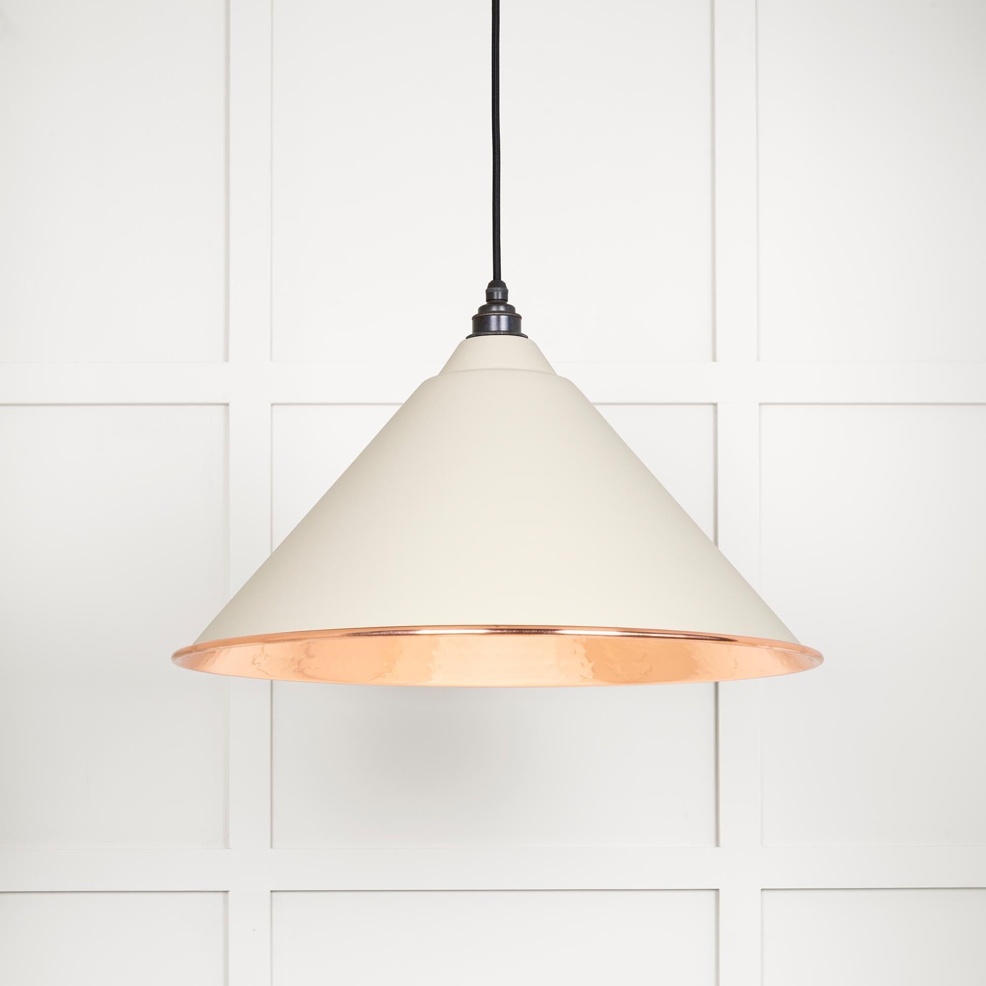 Hammered Copper Hockley Pendant | Teasel - From The Anvil - EB London