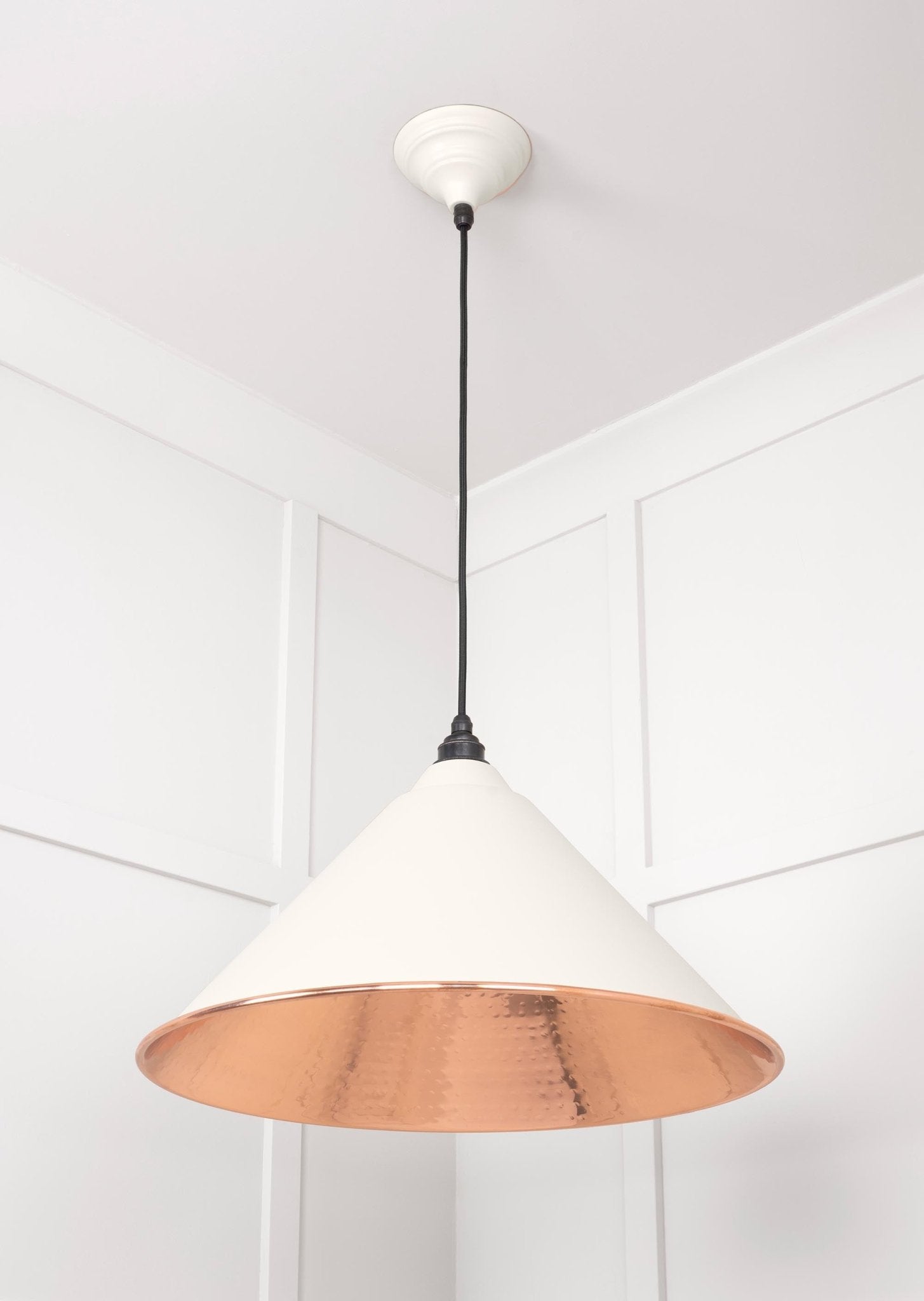 Hammered Copper Hockley Pendant | Teasel - From The Anvil - EB London