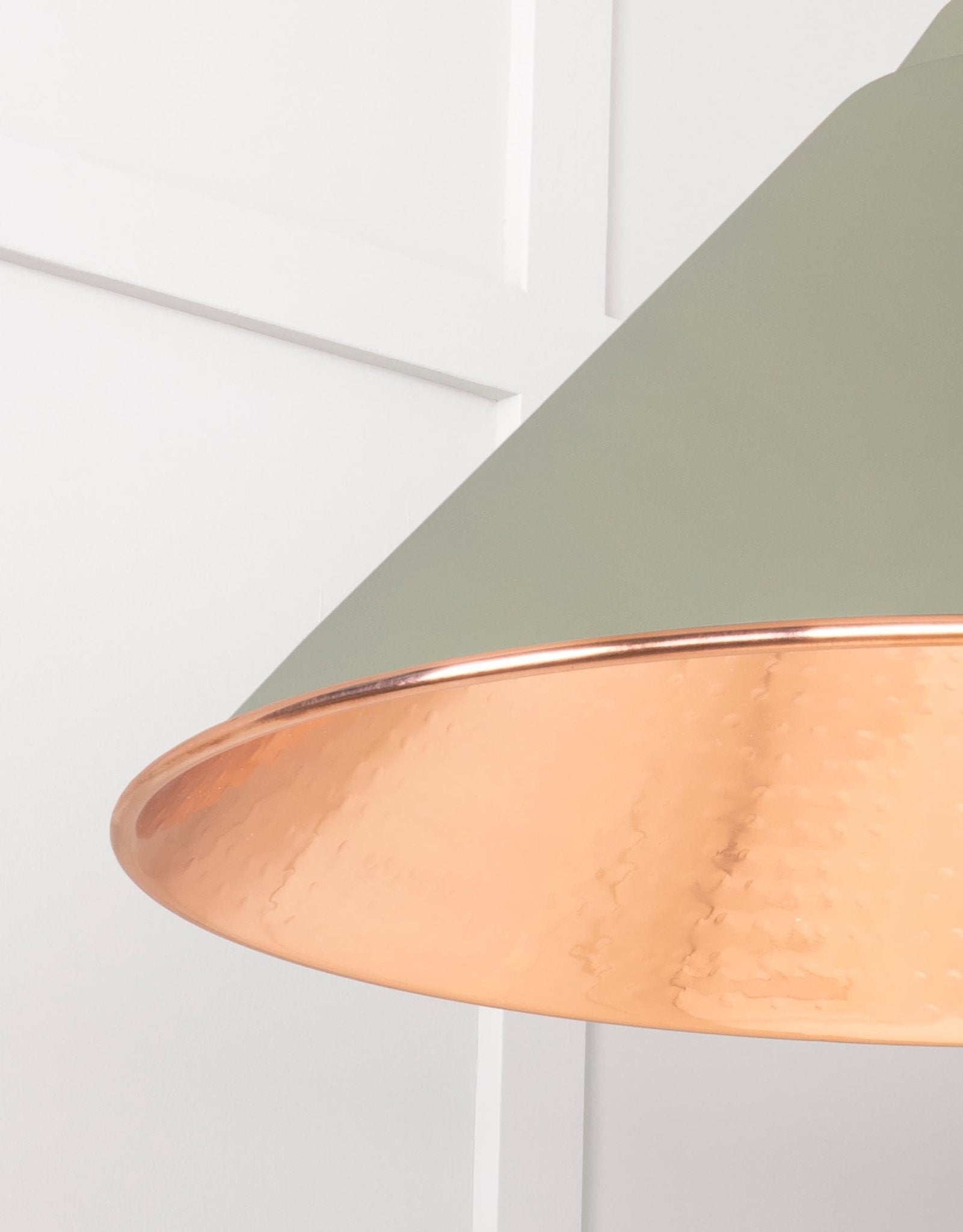 Hammered Copper Hockley Pendant | Tump - From The Anvil - EB London