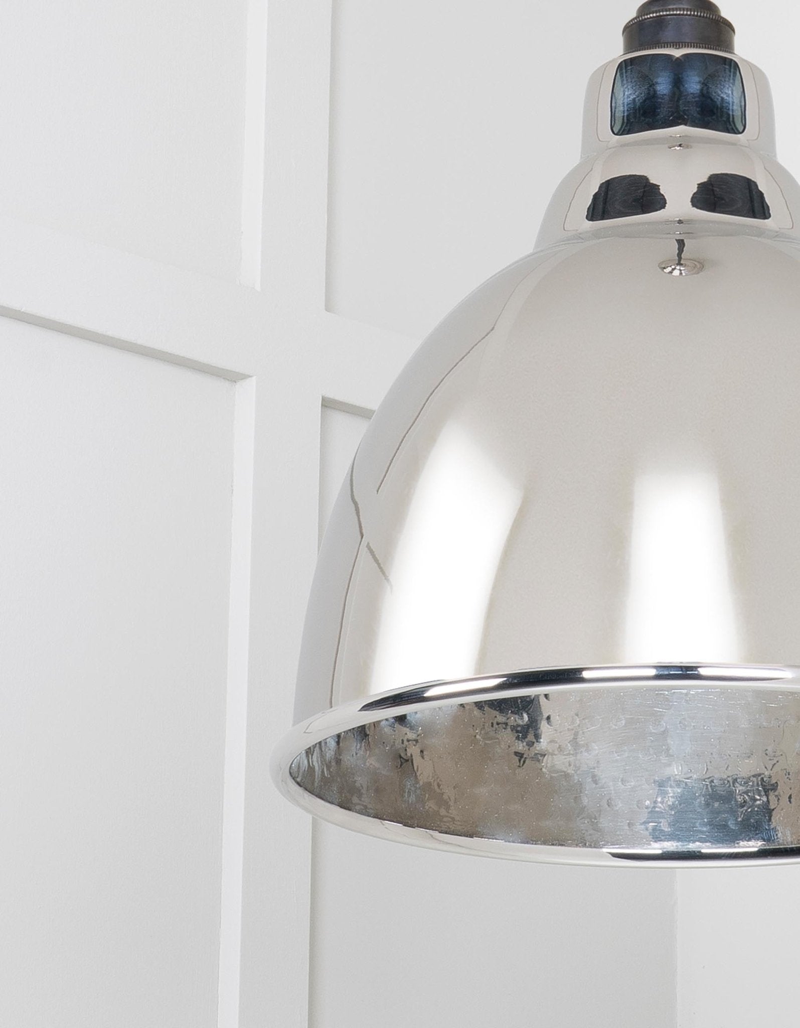 Hammered Nickel Brindley Cluster Pendant | Bare - From the Anvil - EB London