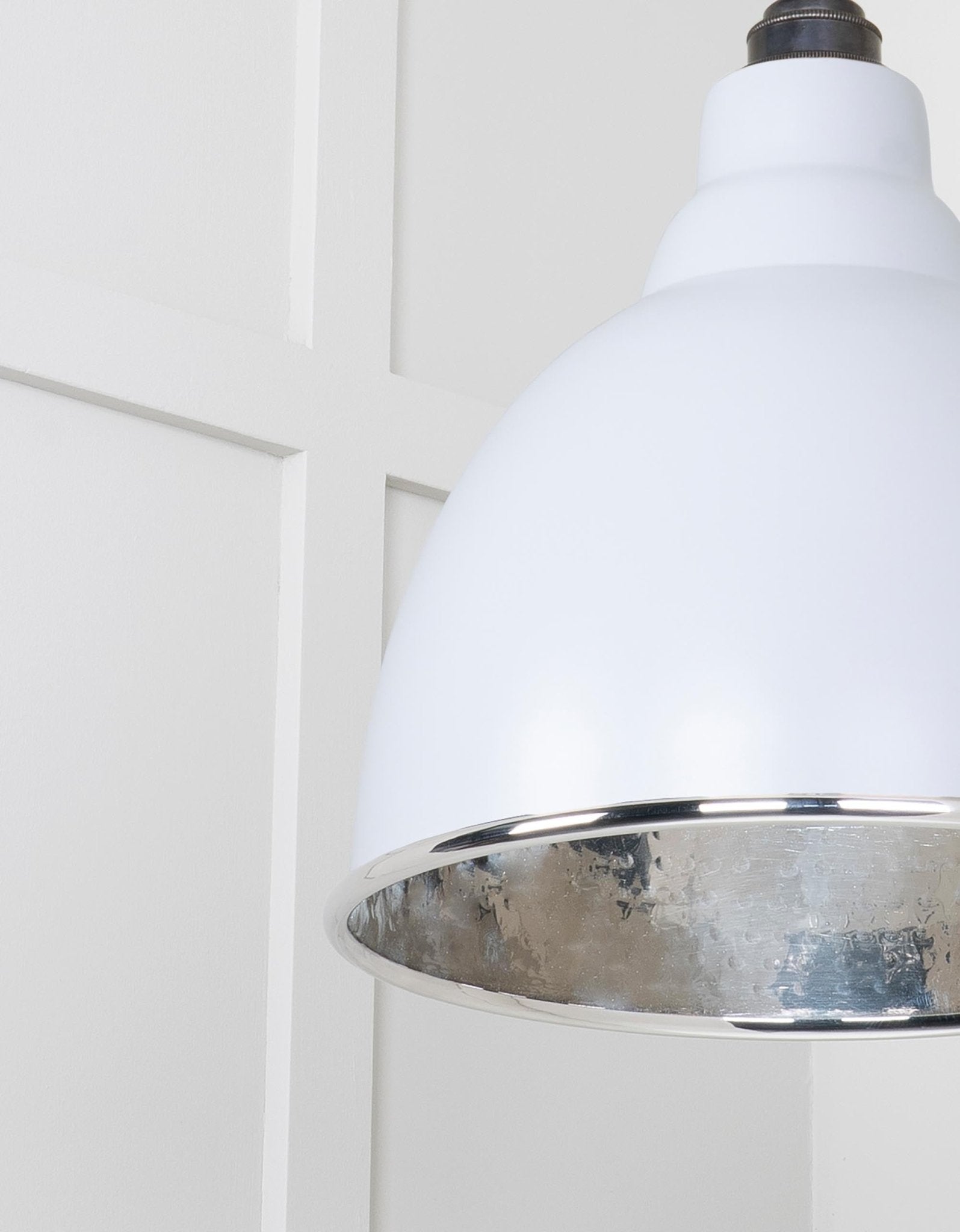 Hammered Nickel Brindley Cluster Pendant | Birch - From the Anvil - EB London