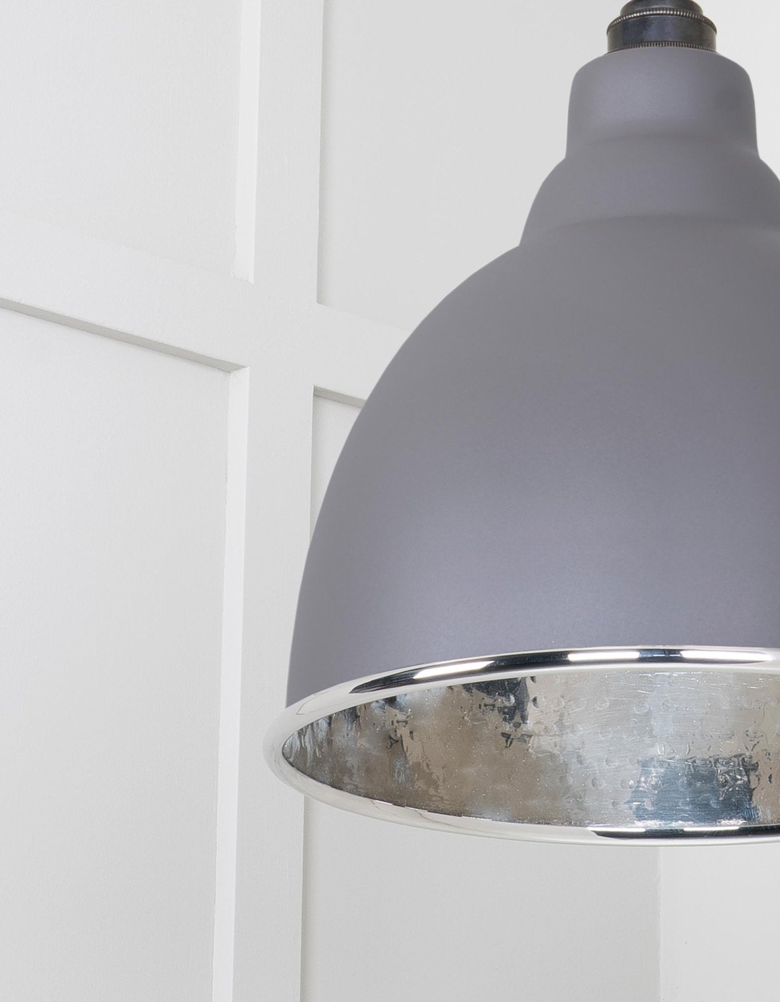 Hammered Nickel Brindley Cluster Pendant | Bluff - From the Anvil - EB London