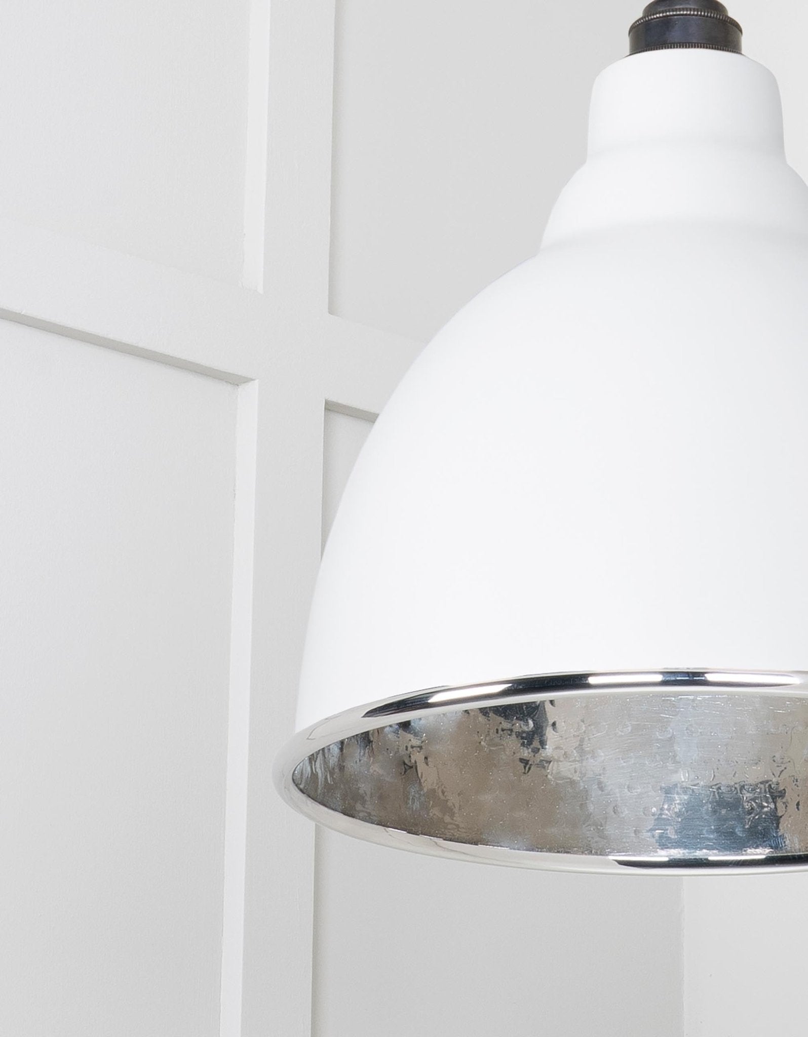 Hammered Nickel Brindley Cluster Pendant | Flock - From the Anvil - EB London