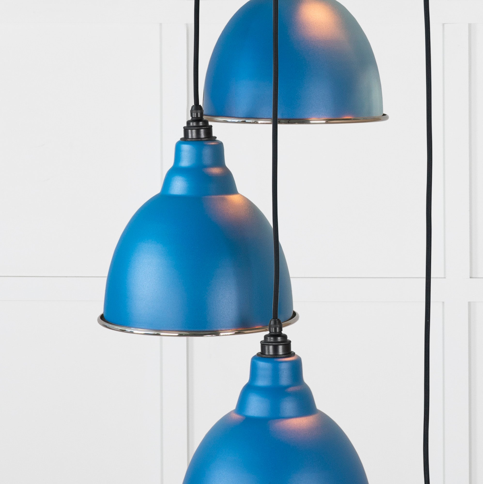 Hammered Nickel Brindley Cluster Pendant | Upstream - From the Anvil - EB London