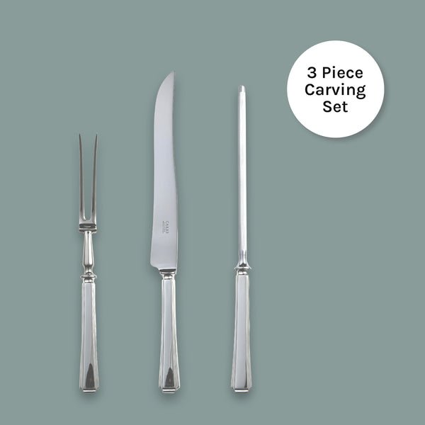 Harley Carving Set - Carrs Silver - EB London