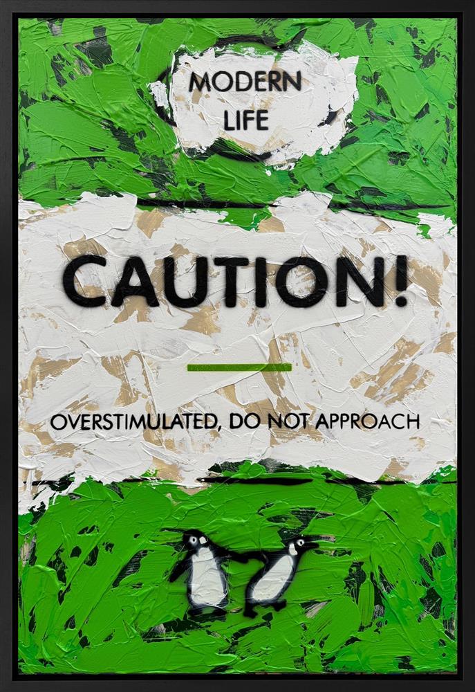 Hue Folk | Caution! | Original British Art - EB London