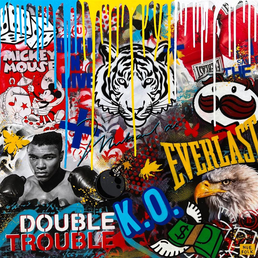 Hue Folk | Double Trouble | Original British Art - EB London