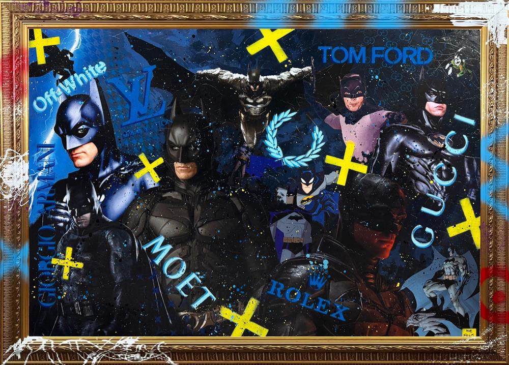 Hue Folk | Inside The Bat Cave | Original British Art - EB London
