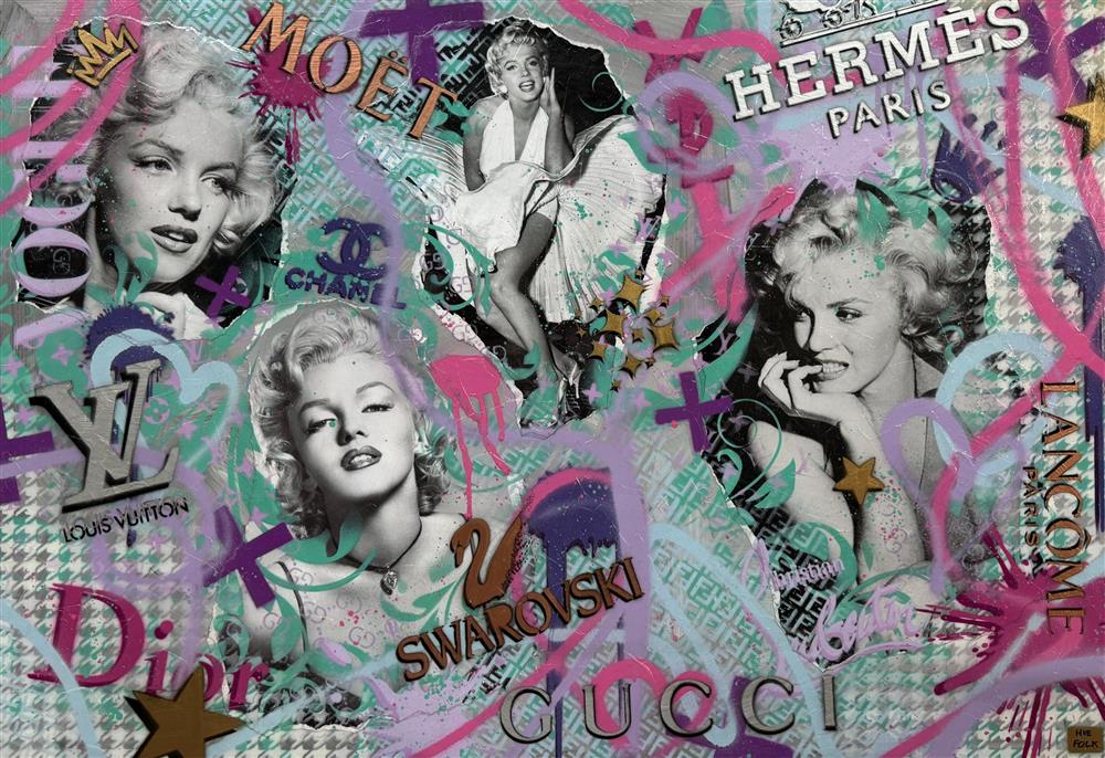 Hue Folk | Monroe Madness | Original British Art - EB London