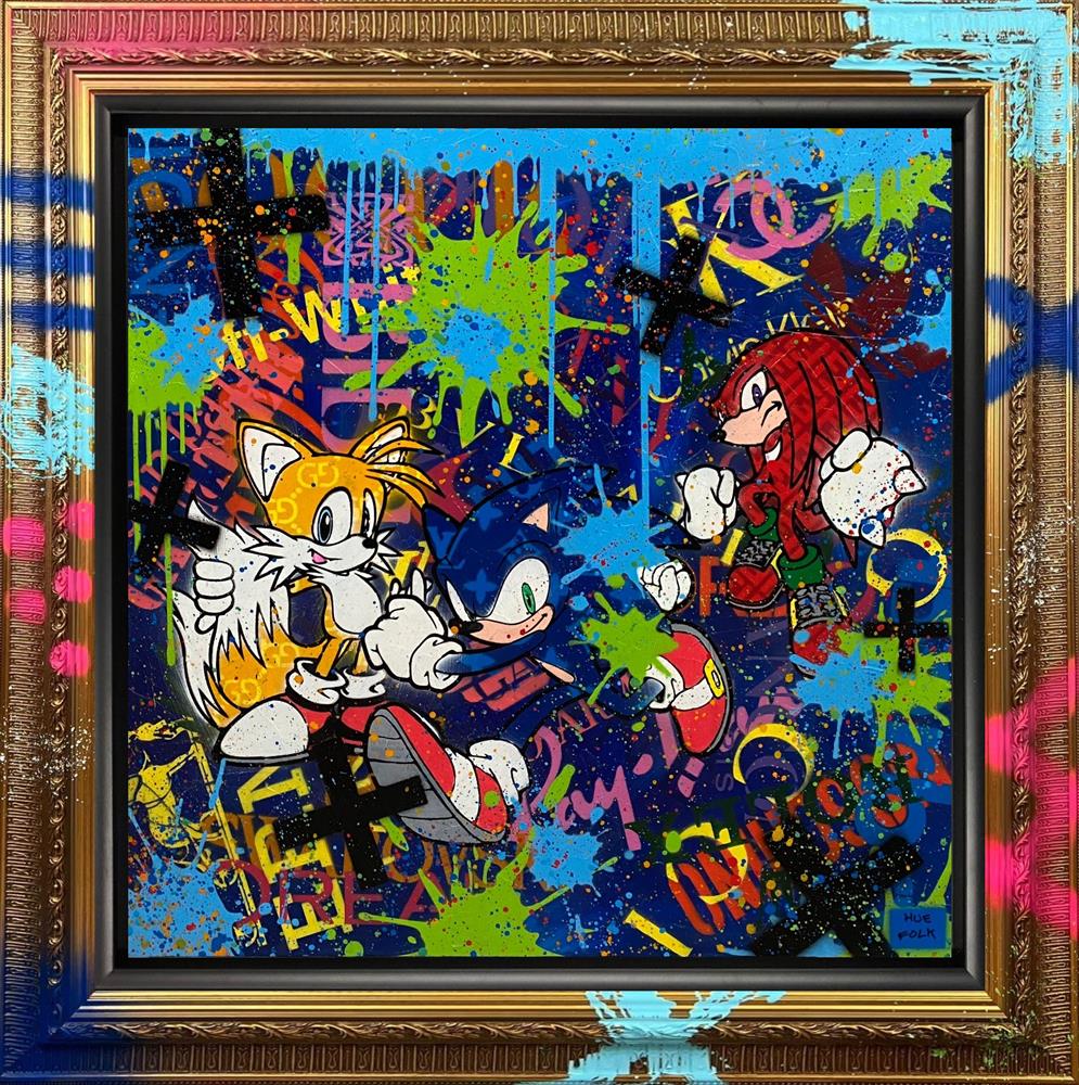 Hue Folk | Need For Speed | Original British Art - EB London