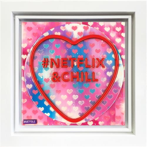 Hue Folk | Netflix & Chill Sweetart - Multi | Original British Art - EB London