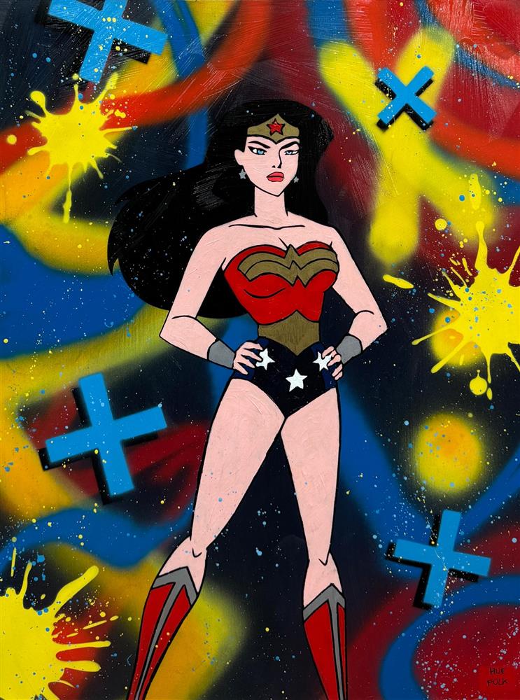 Hue Folk | Wonder Woman | Original British Art - EB London
