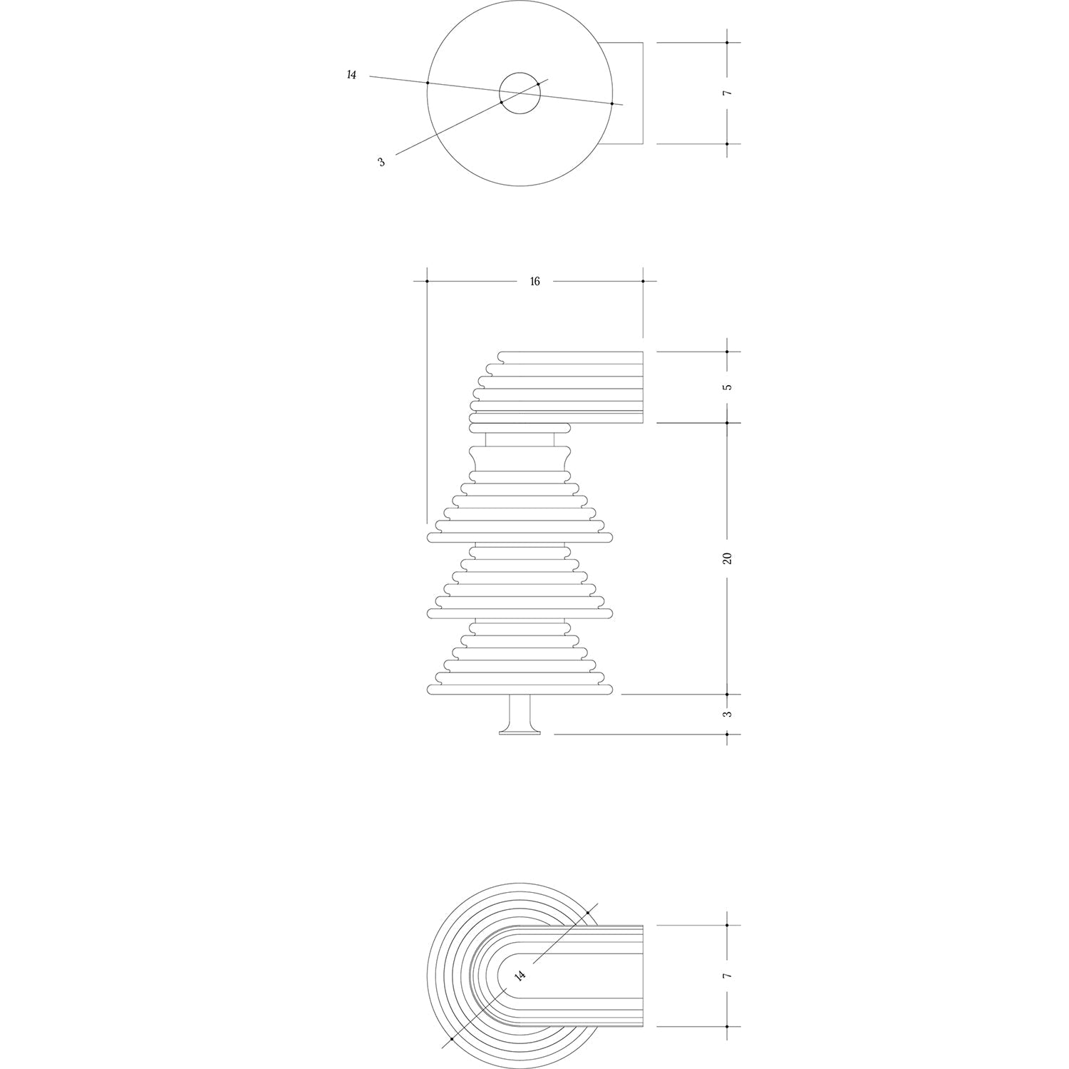 Insulator Sconce 3A by Novocastrian - EB London