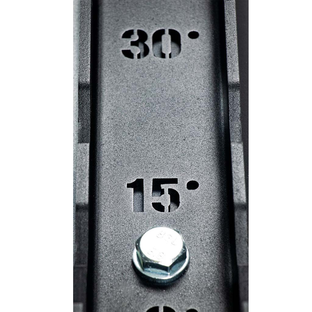 Jordan Black Adjustable Weight Bench - EB London