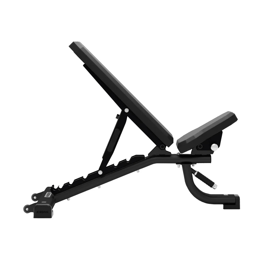 Jordan Black Adjustable Weight Bench - EB London
