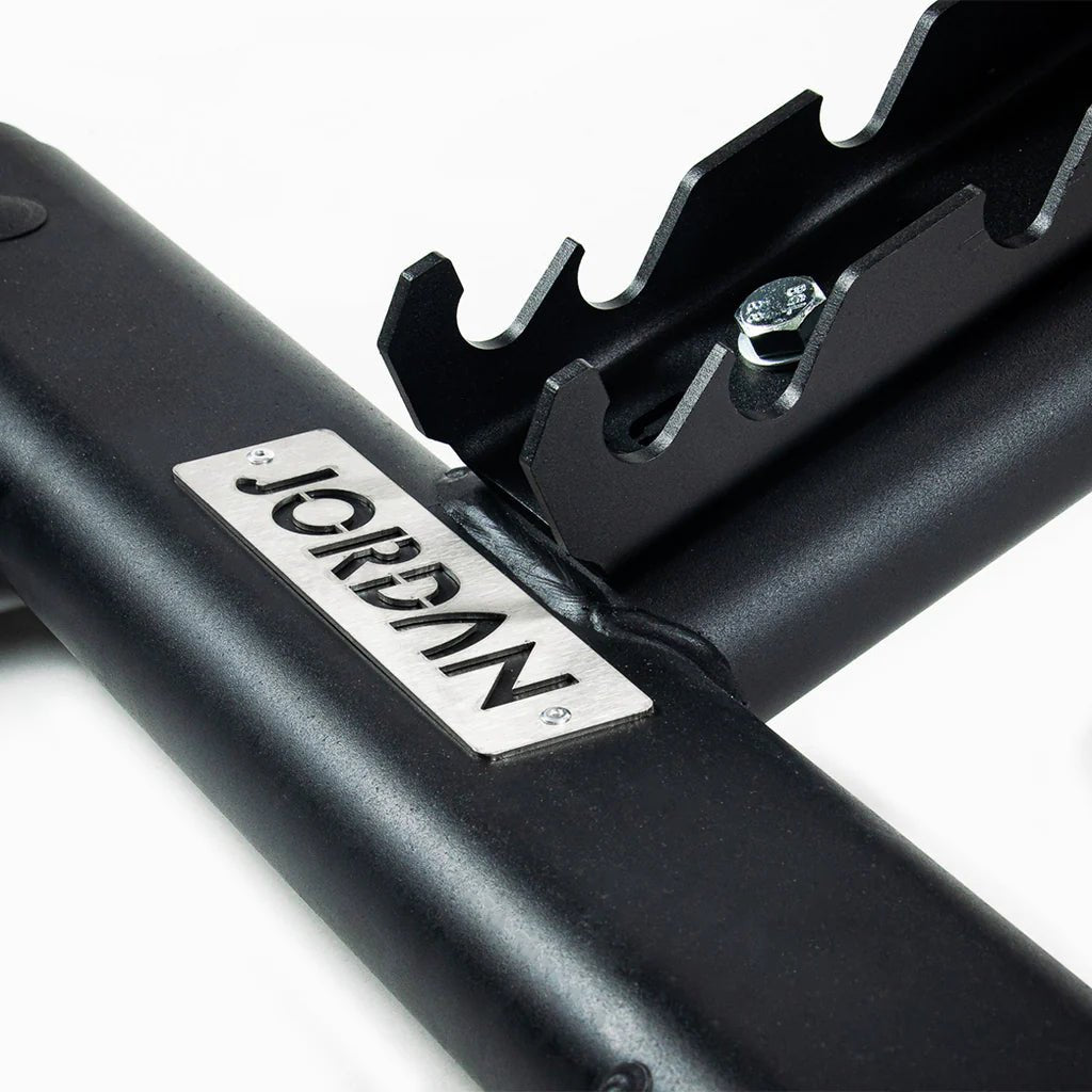 Jordan Grey Adjustable Weight Bench - EB London