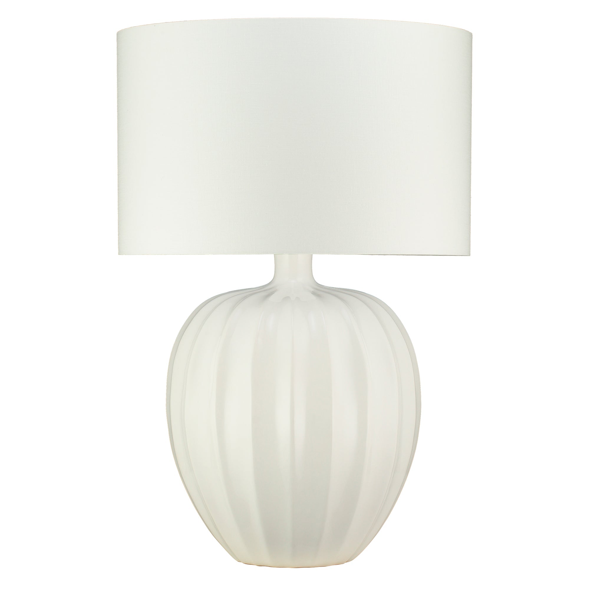 William Yeoward Kristiana Lamp Chalk luxury table lamp - EB London product image 1