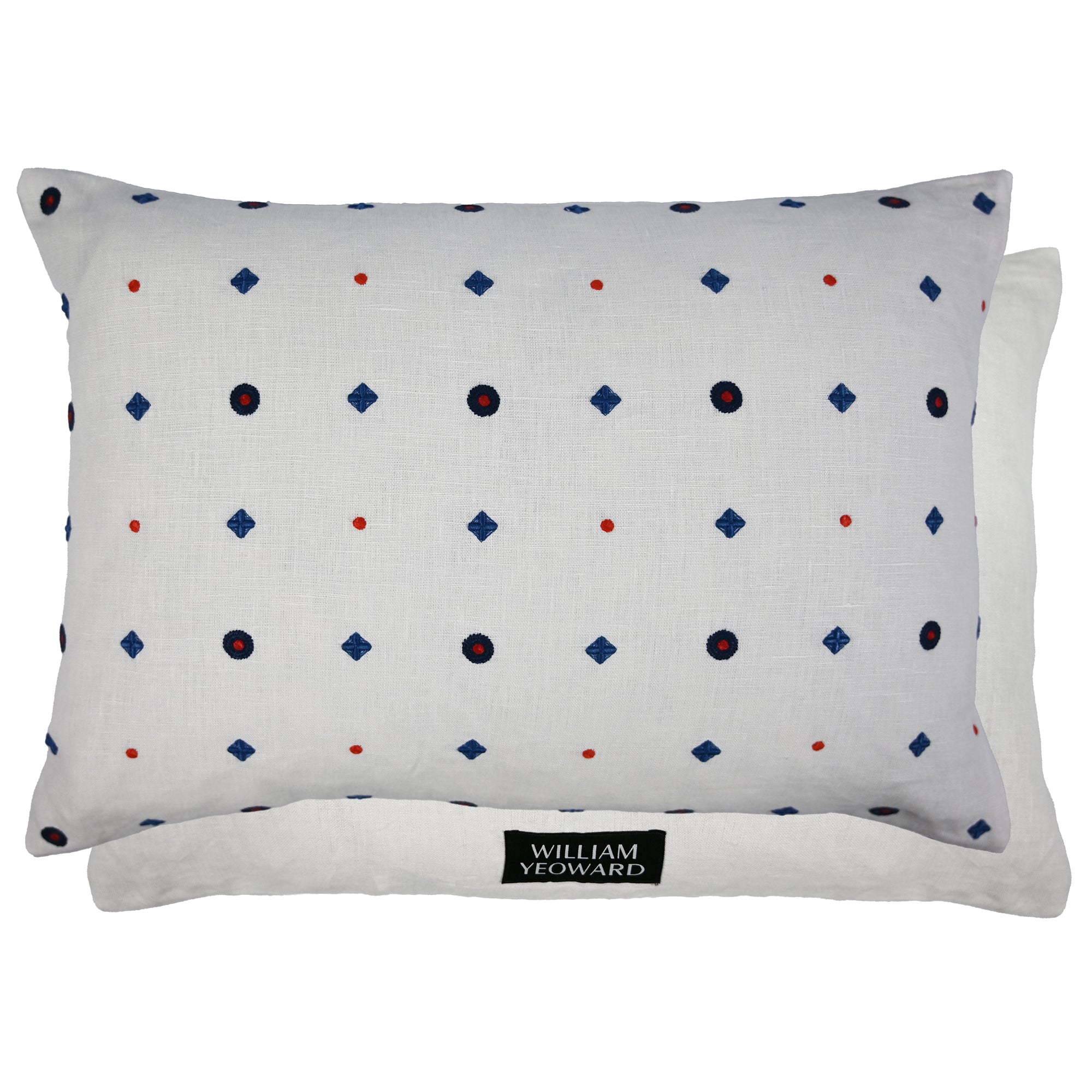 William Yeoward Laghu - Indigo 50x35 Cushion luxury cushion - EB London product image 1