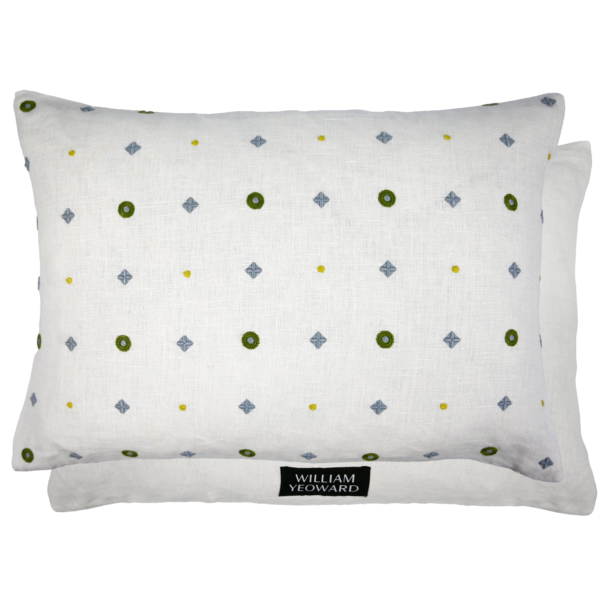 William Yeoward Laghu - Sage 50x35 Cushion luxury cushion - EB London product image 1