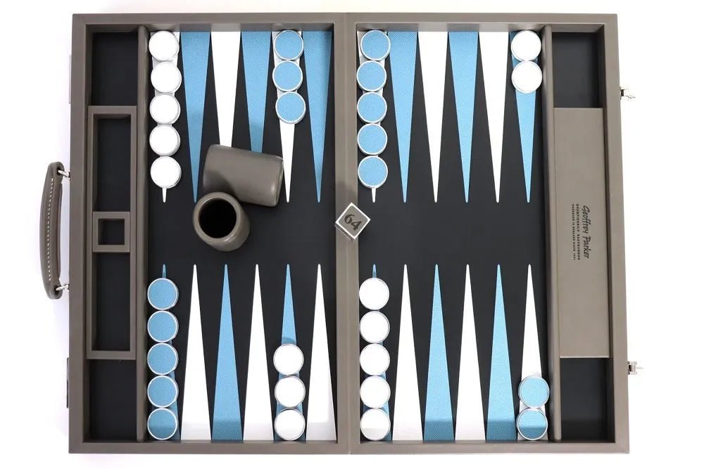 Limited Edition Bridle Hide Backgammon – Geoffrey Parker - EB London