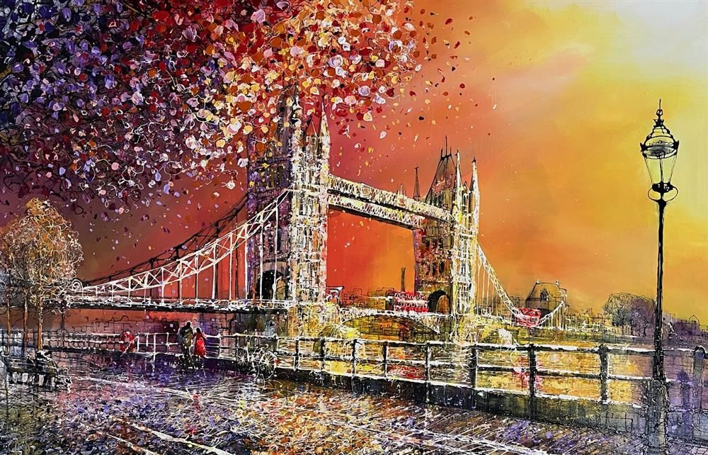 London's Golden Skies by Nigel Cooke - EB London