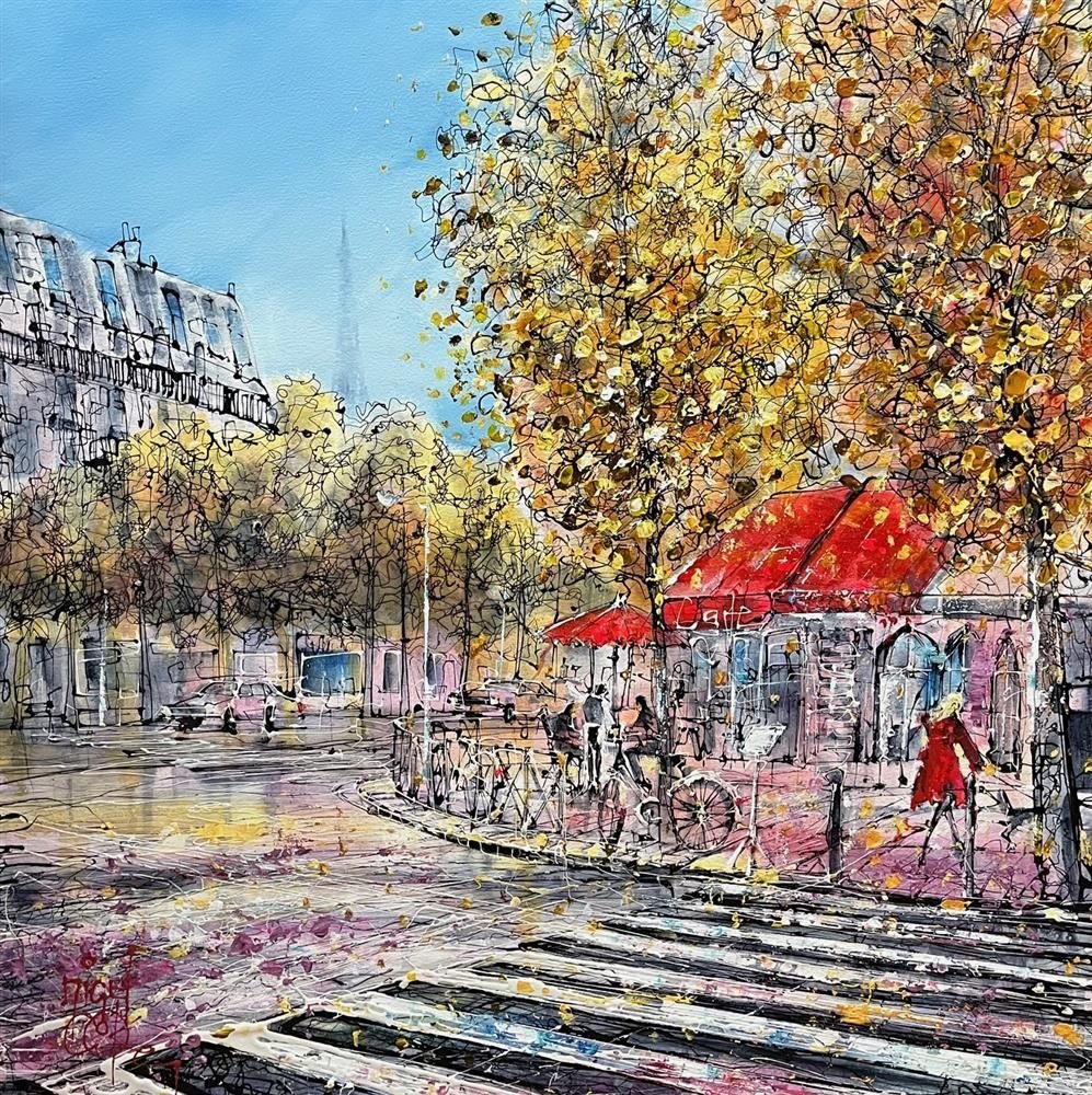 Love On The Cafe Corner - Deluxe Canvas by Nigel Cooke - EB London