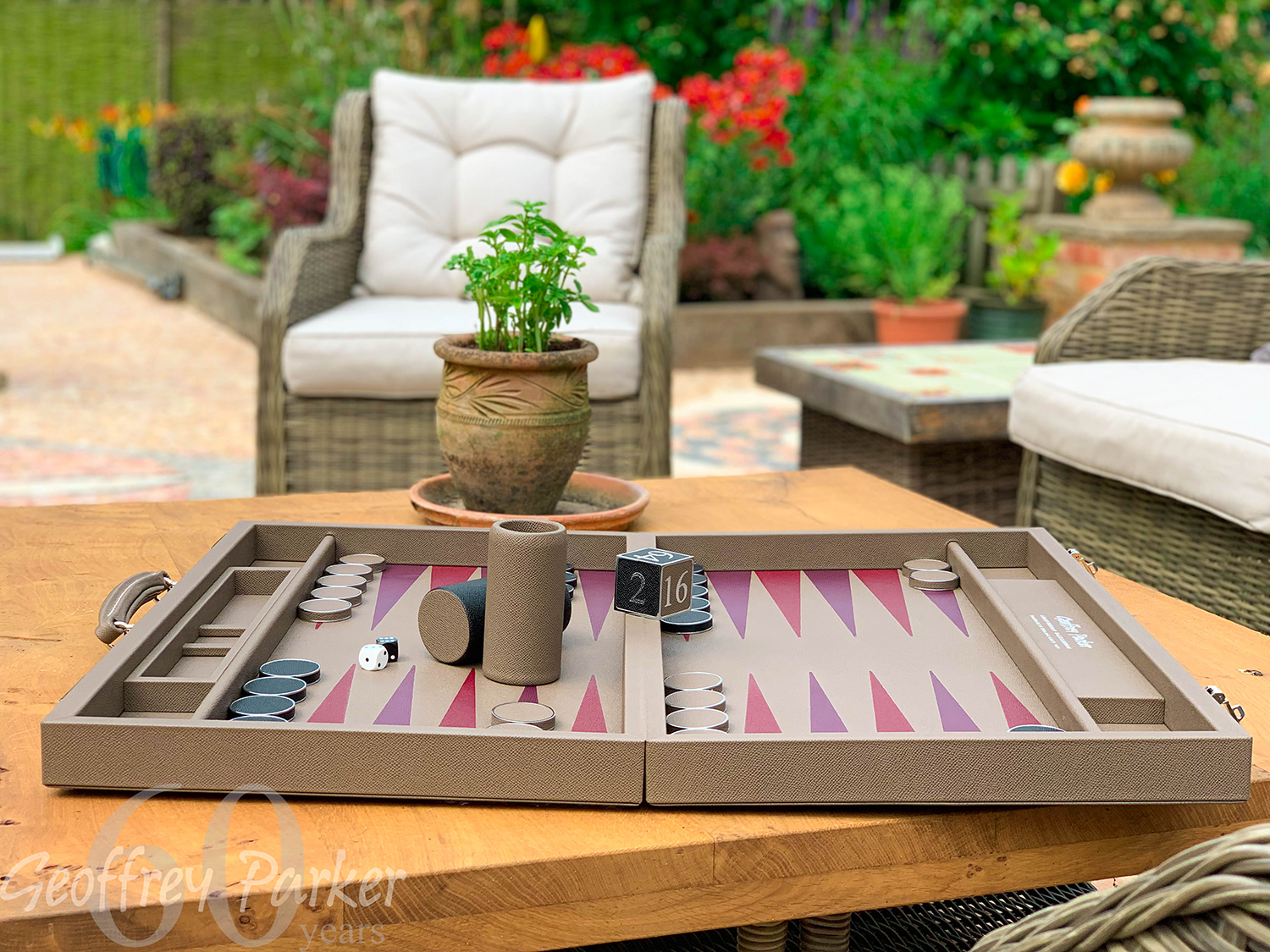 Luxury Backgammon Sets (Leather & Metal) - Geoffery Parker - EB London
