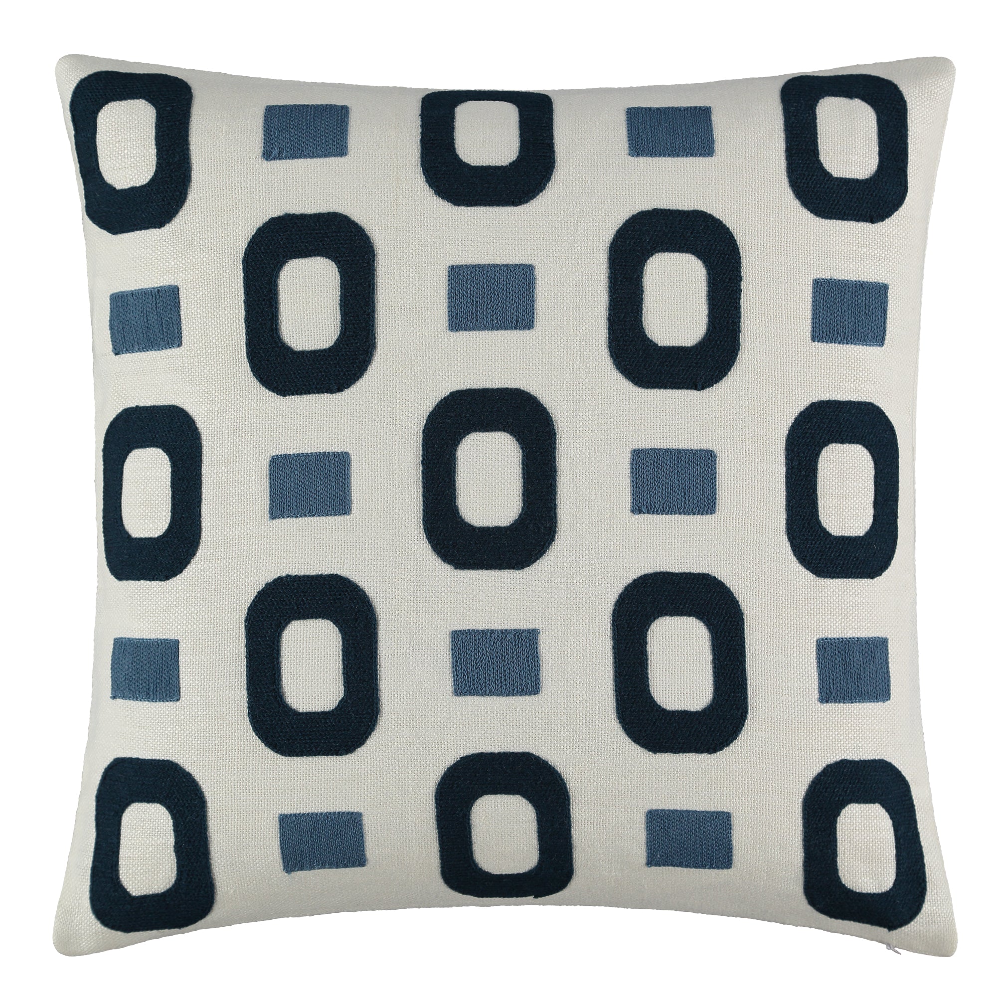 William Yeoward Maakola - Indigo 50x50 Cushion luxury cushion - EB London product image 1