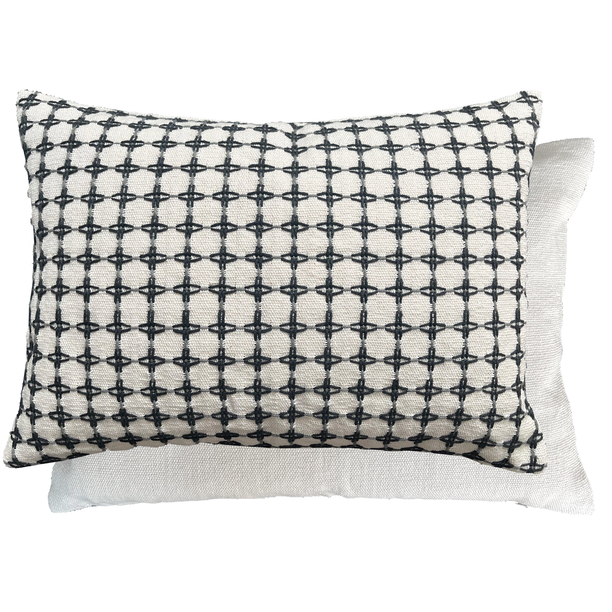 William Yeoward Maliana - Noir 50x35 Cushion luxury cushion - EB London product image 1