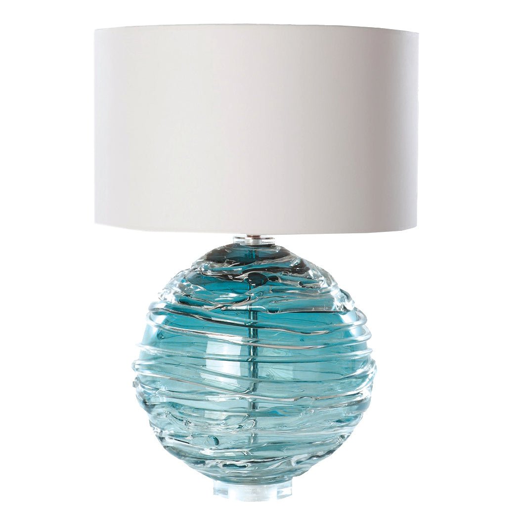 William Yeoward Nerys Table Lamp Turquoise luxury table lamp - EB London product image 1