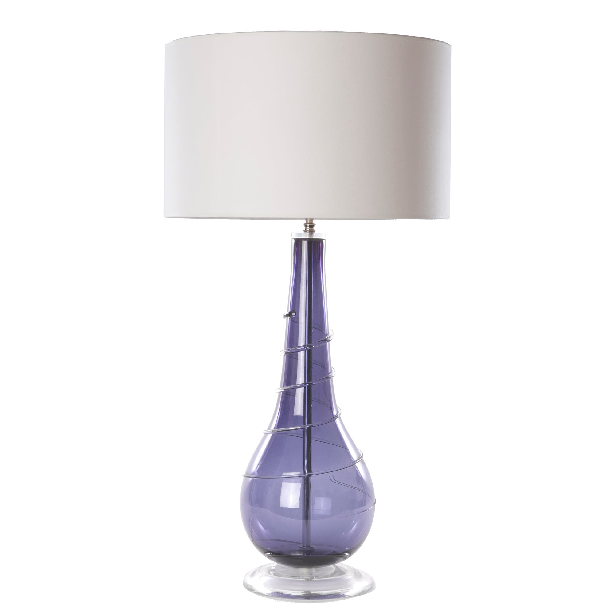 William Yeoward Ninevagh Table Lamp Amethyst luxury table lamp - EB London product image 1