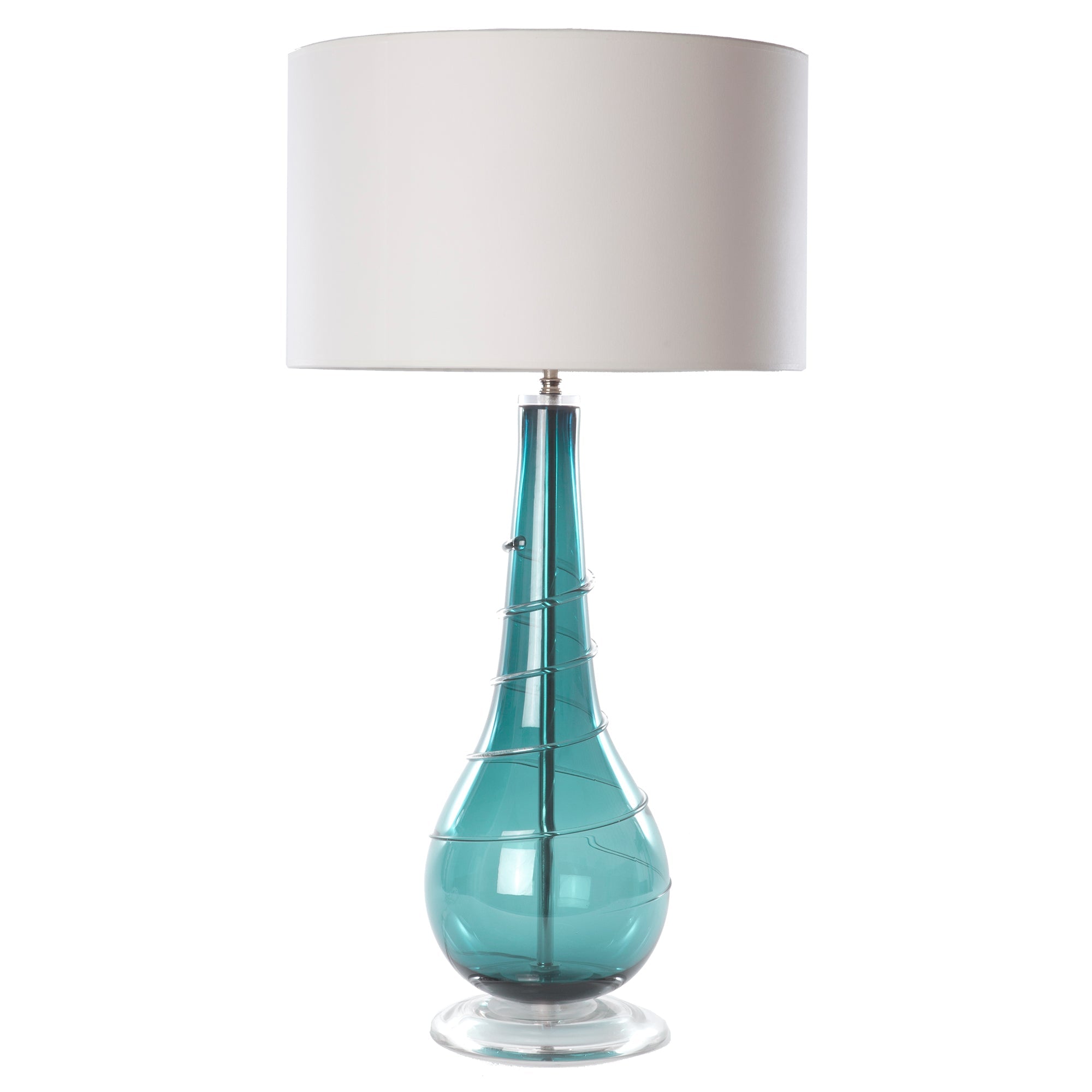 William Yeoward Ninevagh Table Lamp Turquoise luxury table lamp - EB London product image 1