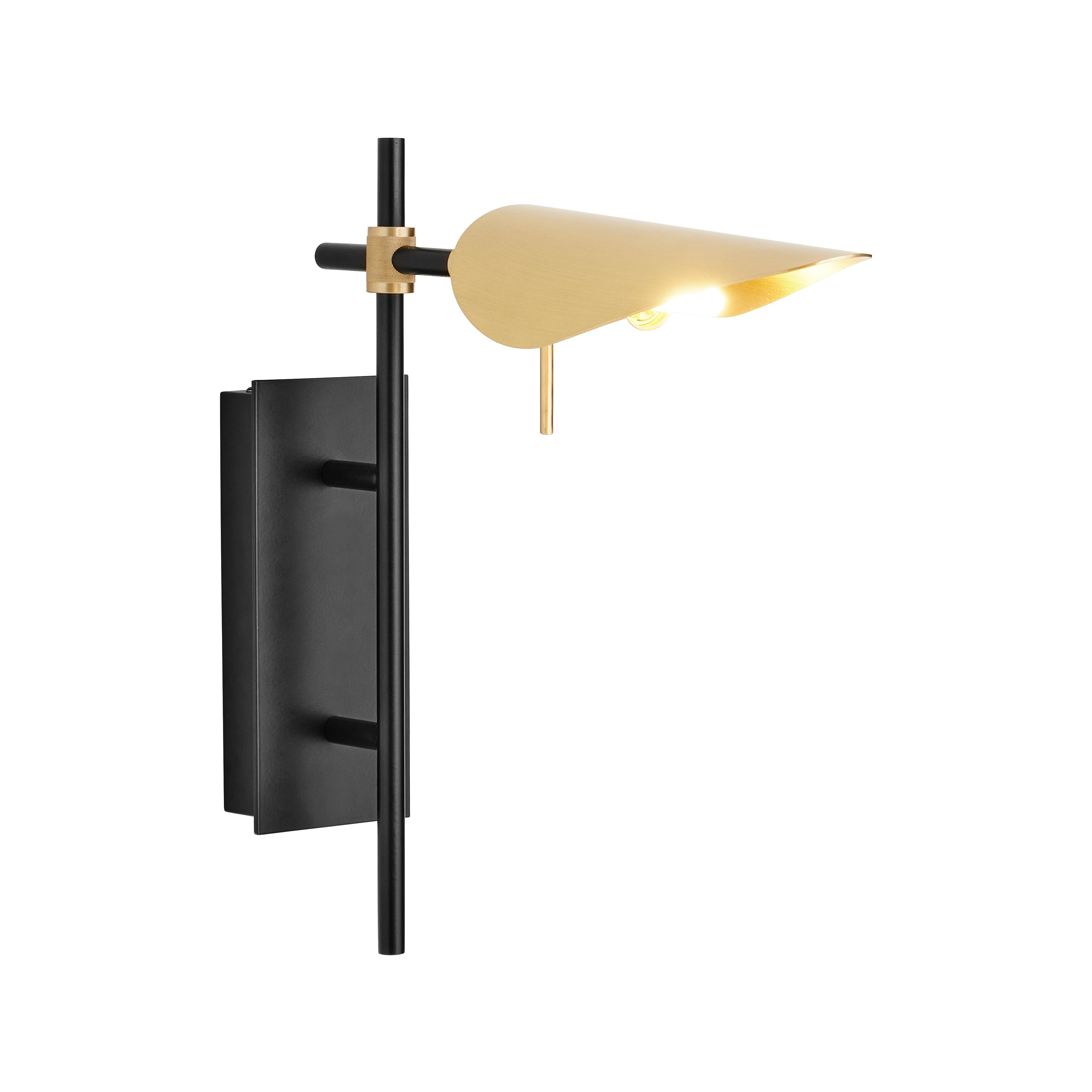 Northern Lights Axl Wall Light lit detail at EB London