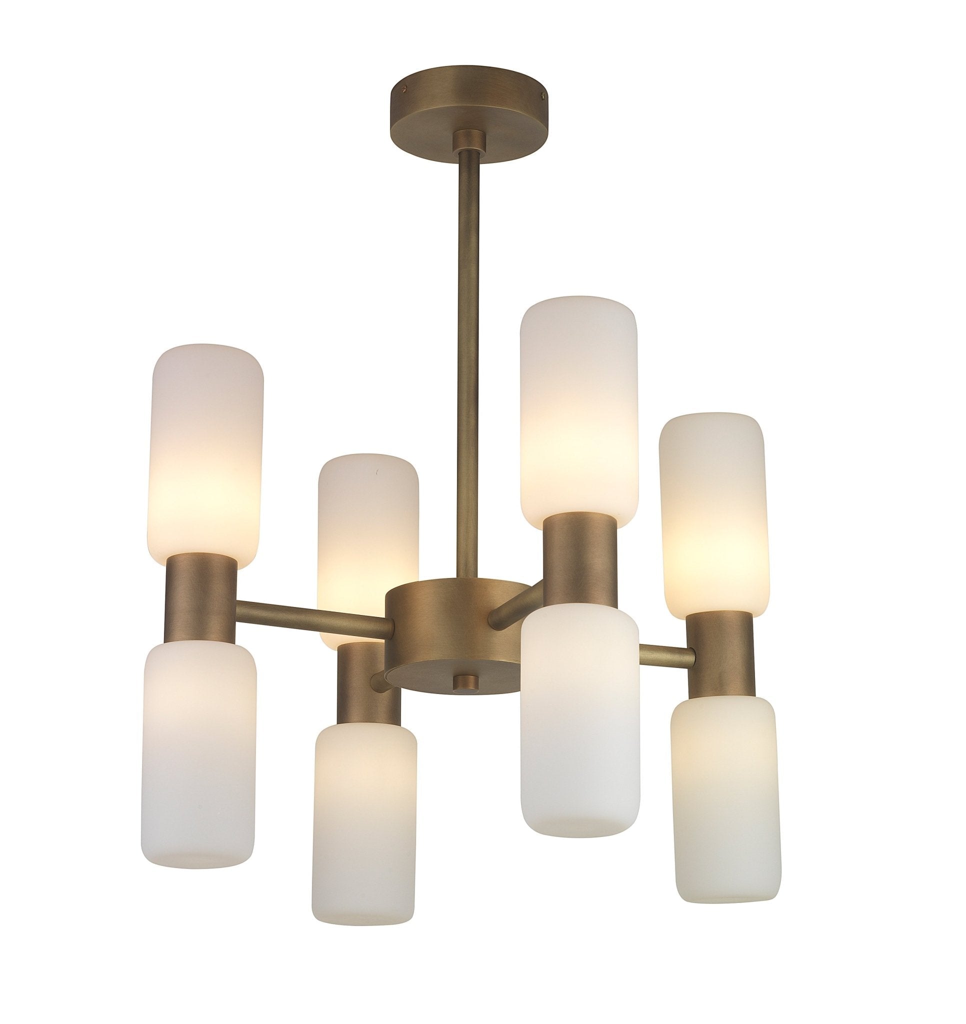 Northern Lights Bartók 4-Arm Brass Chandelier - EB London
