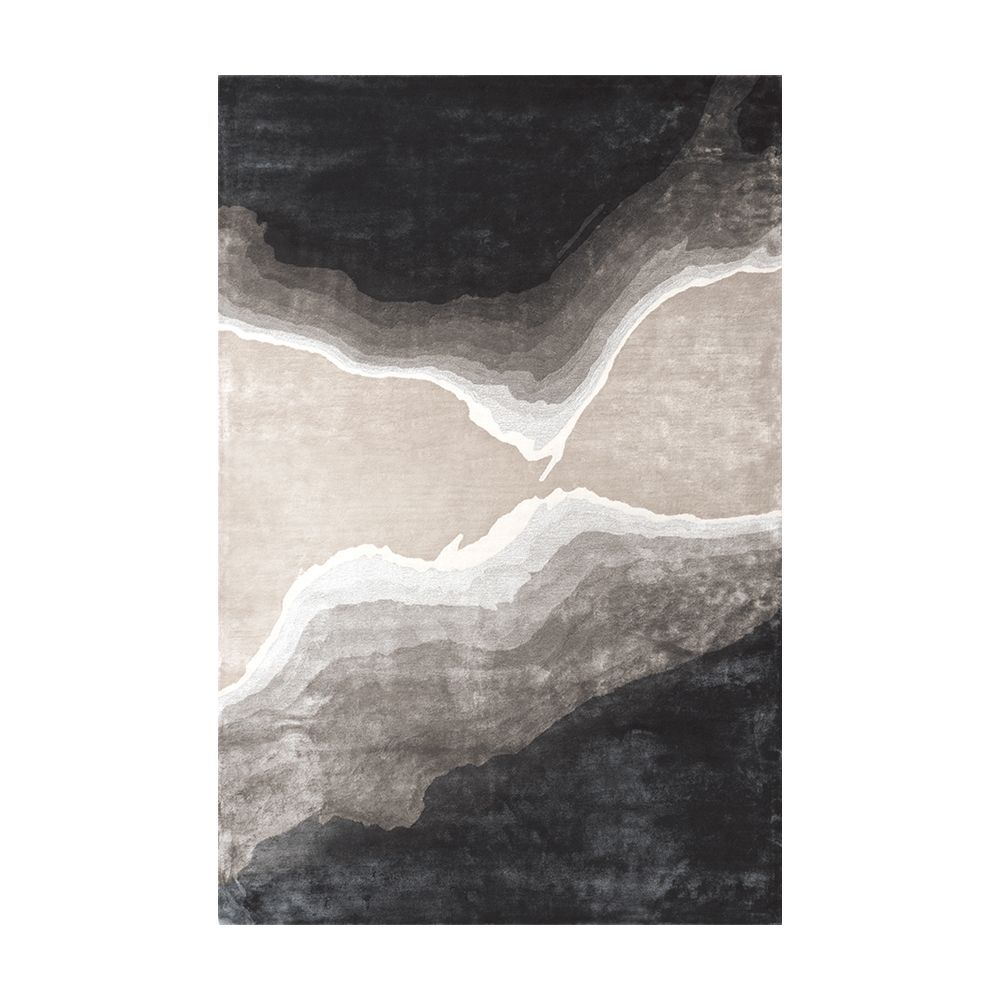 William Yeoward Onda - Charcoal 200x300 Rug luxury rug - EB London product image 1