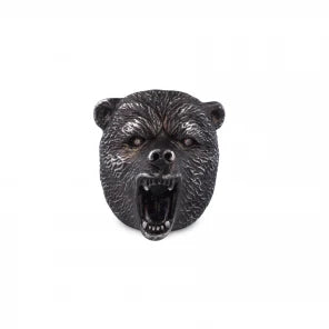 Oxidised Silver Brave Bear Ring - Deakin & Francis