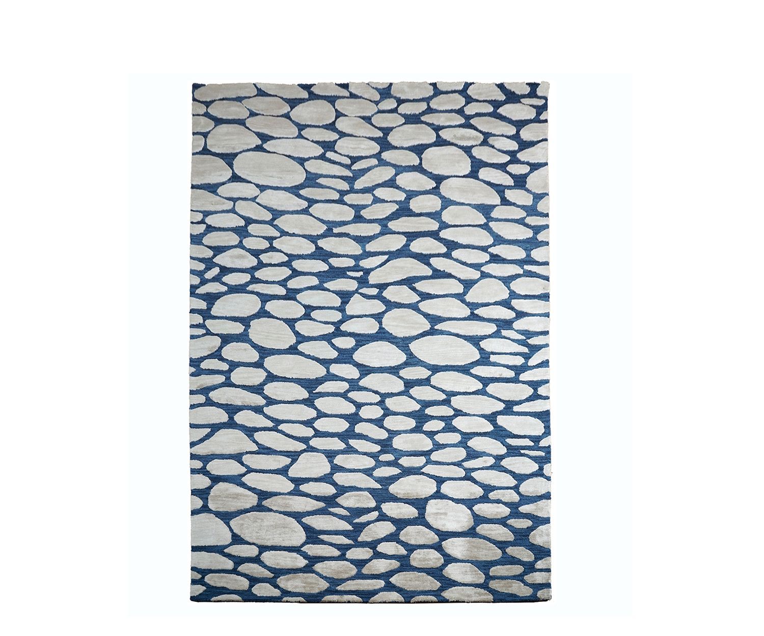 William Yeoward Pebble - Woad 200x300 Rug luxury rug - EB London product image 1