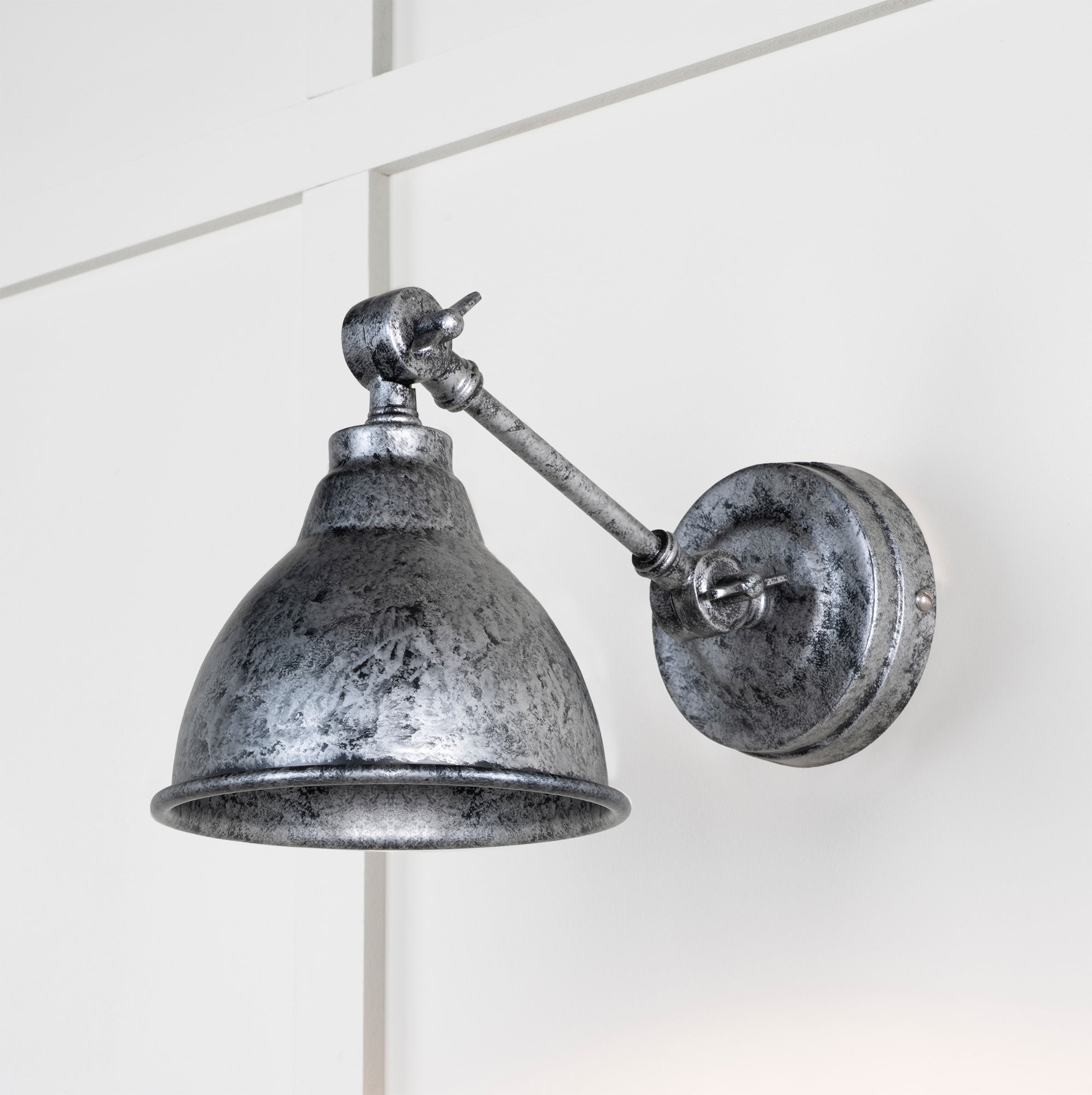 Pewter Brindley Wall Light - From The Anvil - EB London