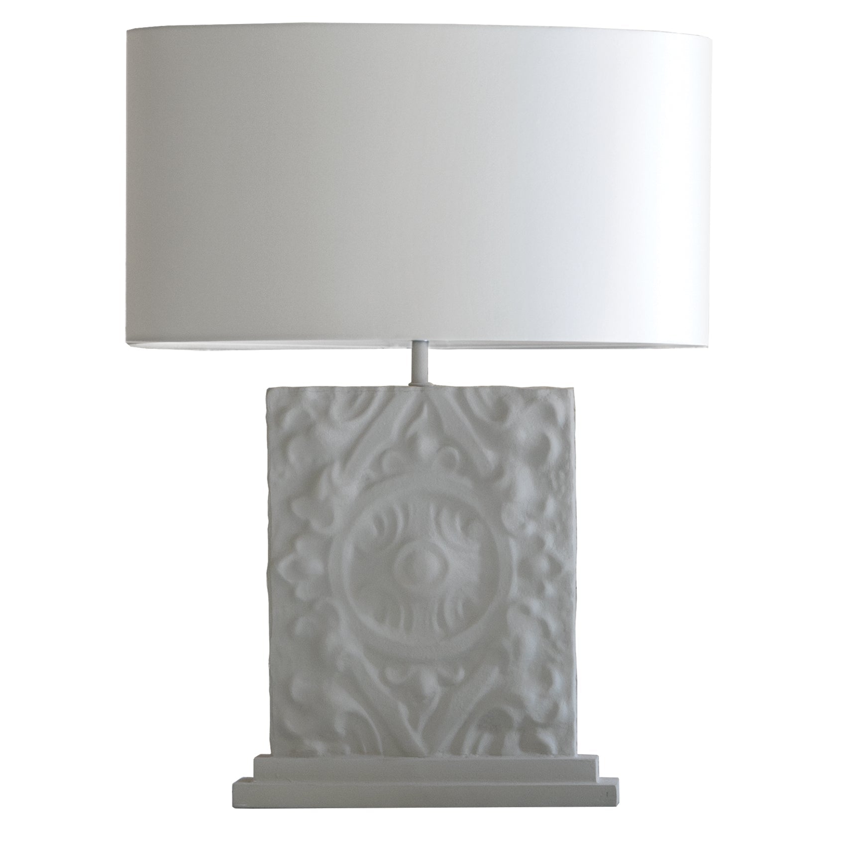 William Yeoward Piastrella Table Lamp in Greyed Oak luxury table lamp - EB London product image 1