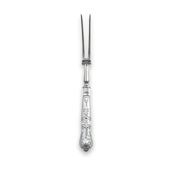Queens Carving Set - Carrs Silver - EB London