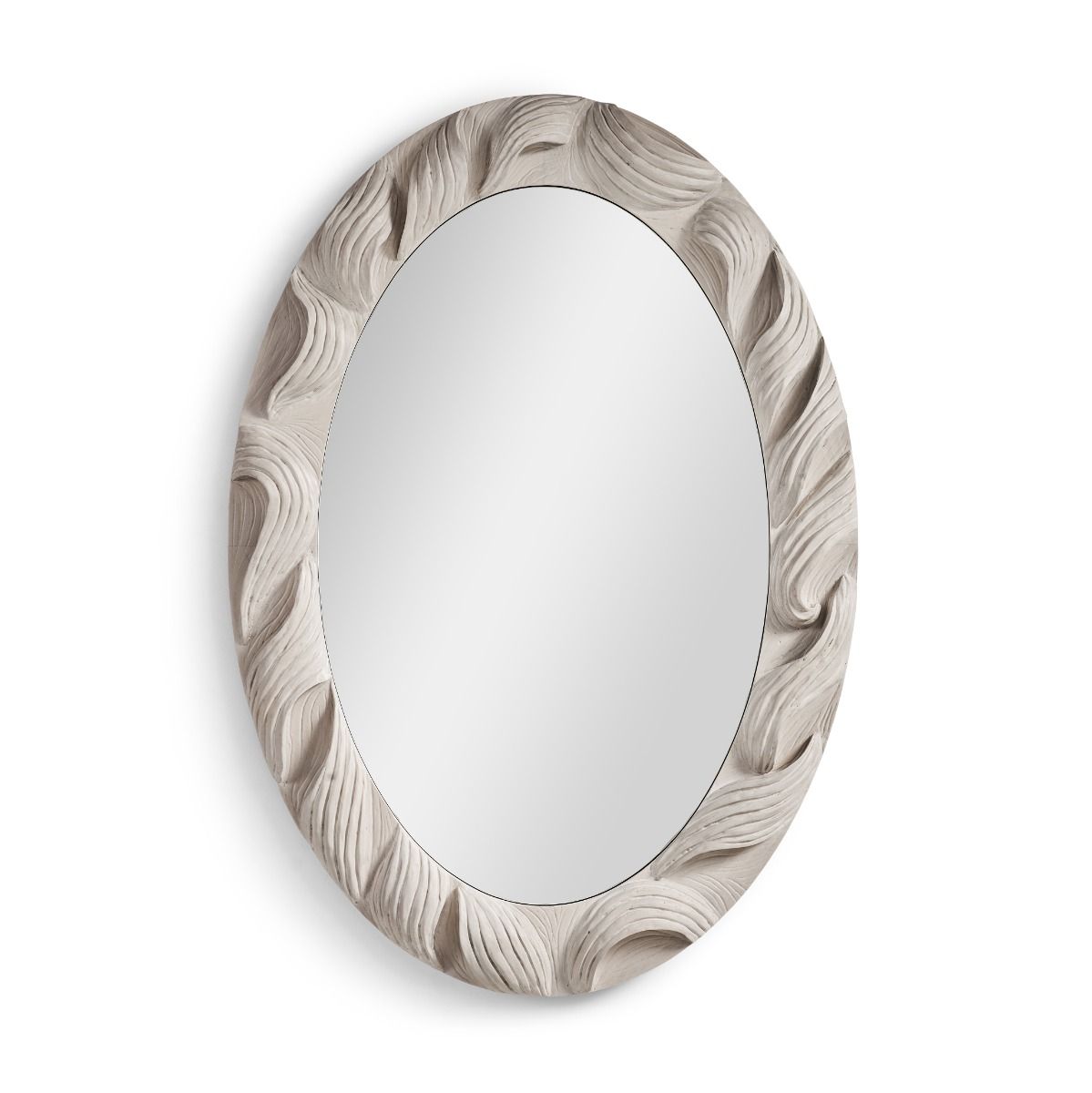 William Yeoward Saunton Mirror Chalk Finish on Poplar luxury mirror - EB London product image 1