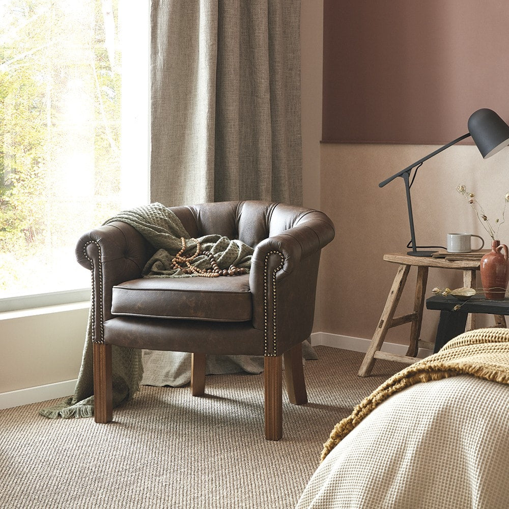 Sofa by Saxon - Lewis Tub Chair - Hand-Burnished Leather - EB London