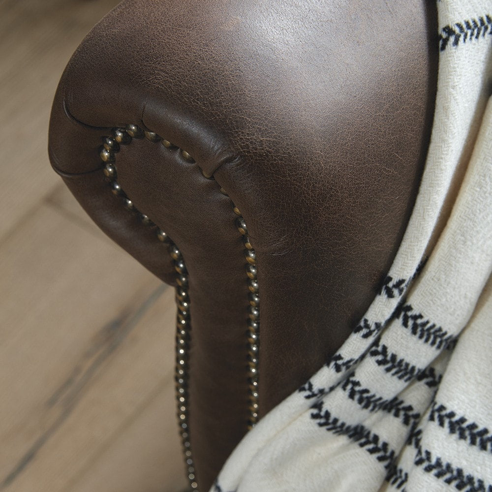 Sofa by Saxon - Bentley 2 Seater Sofa - Hand-Burnished Leather - EB London