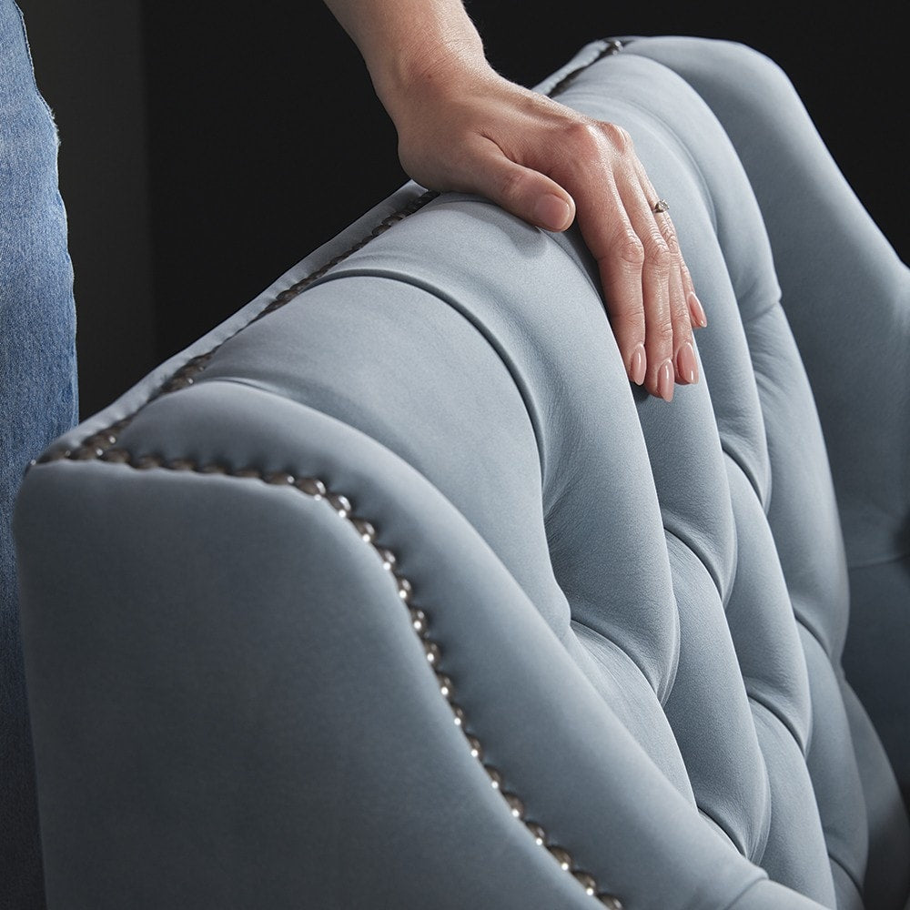 Sofa by Saxon - Thames Chair - Hand-Burnished Leather - EB London