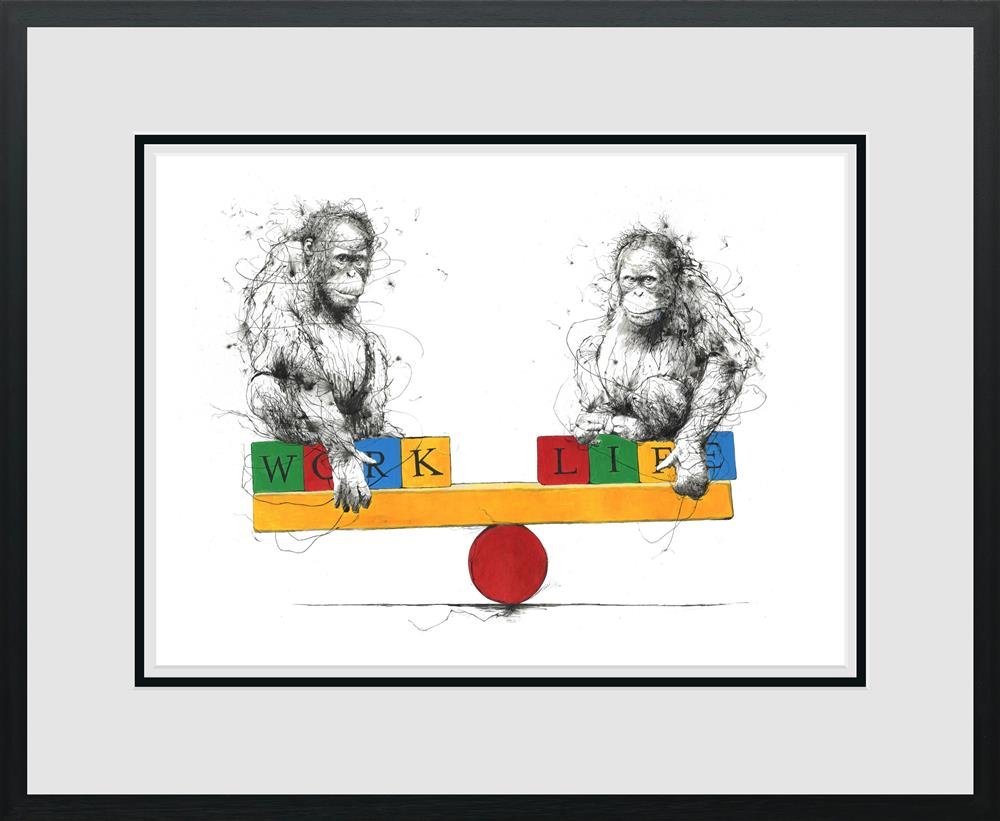 Scott Tetlow | Work Life Balance | Limited Edition British Art - EB London