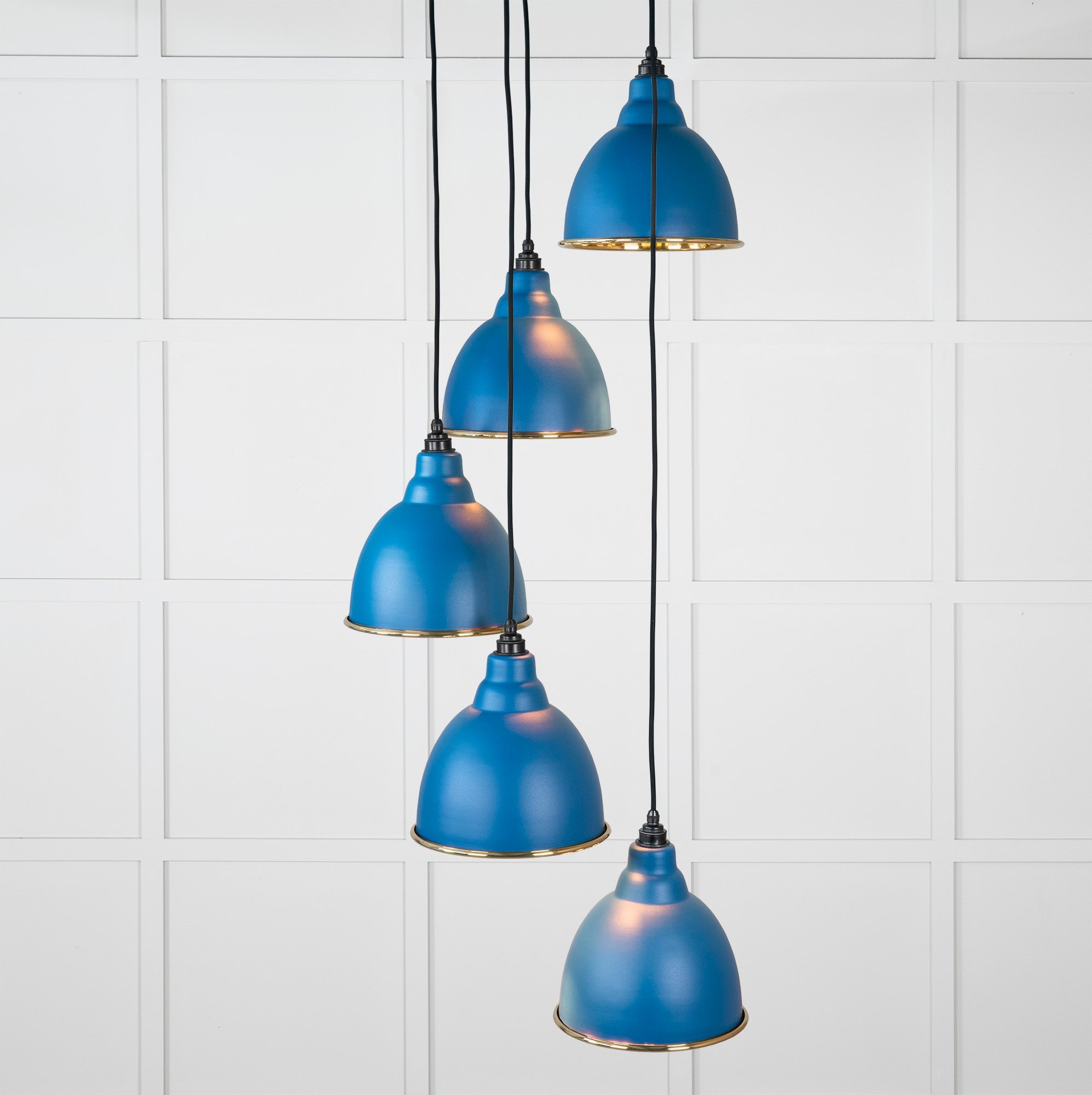 Smooth Brass Brindley Cluster Pendant | Upstream - From the Anvil - EB London