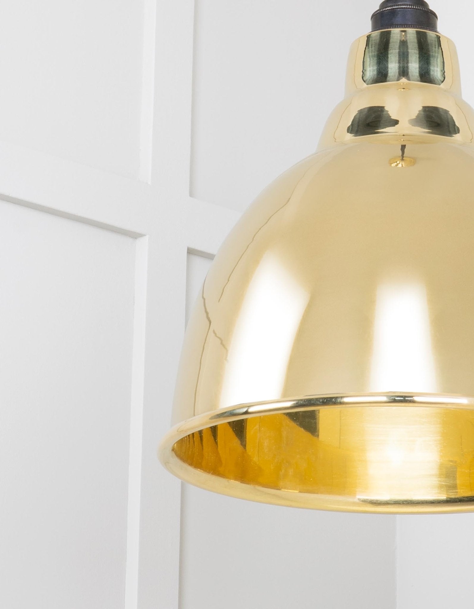 Smooth Brass Brindley Pendant | Bare - From The Anvil - EB London