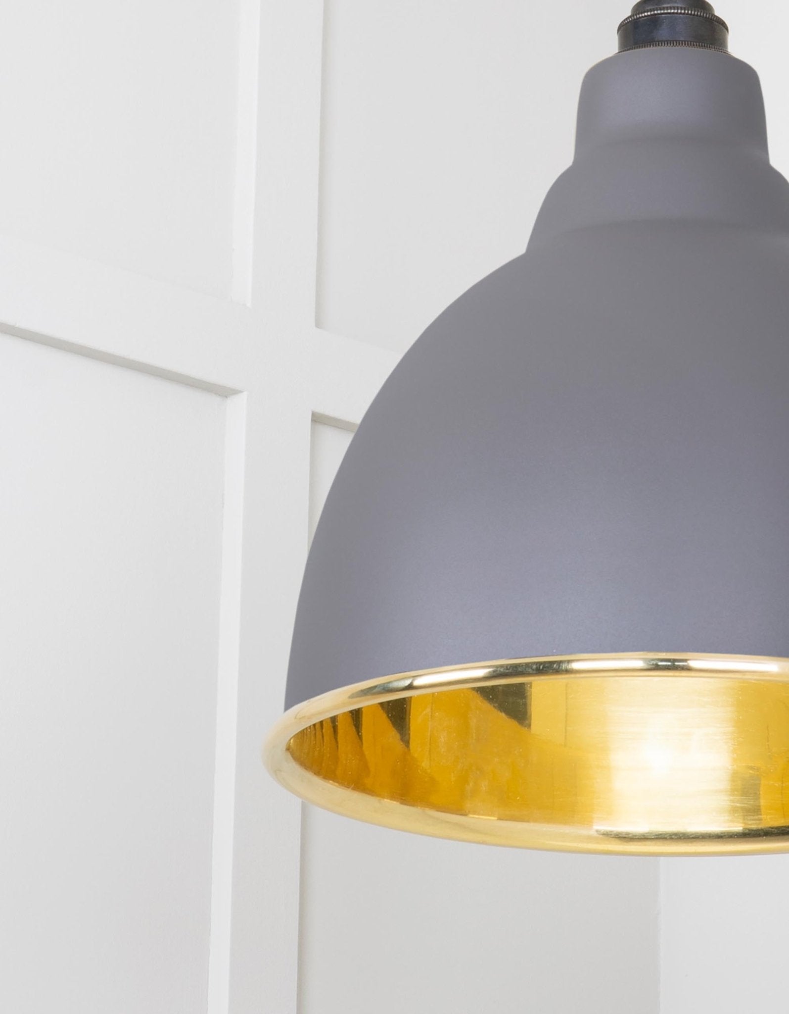 Smooth Brass Brindley Pendant | Bluff - From The Anvil - EB London