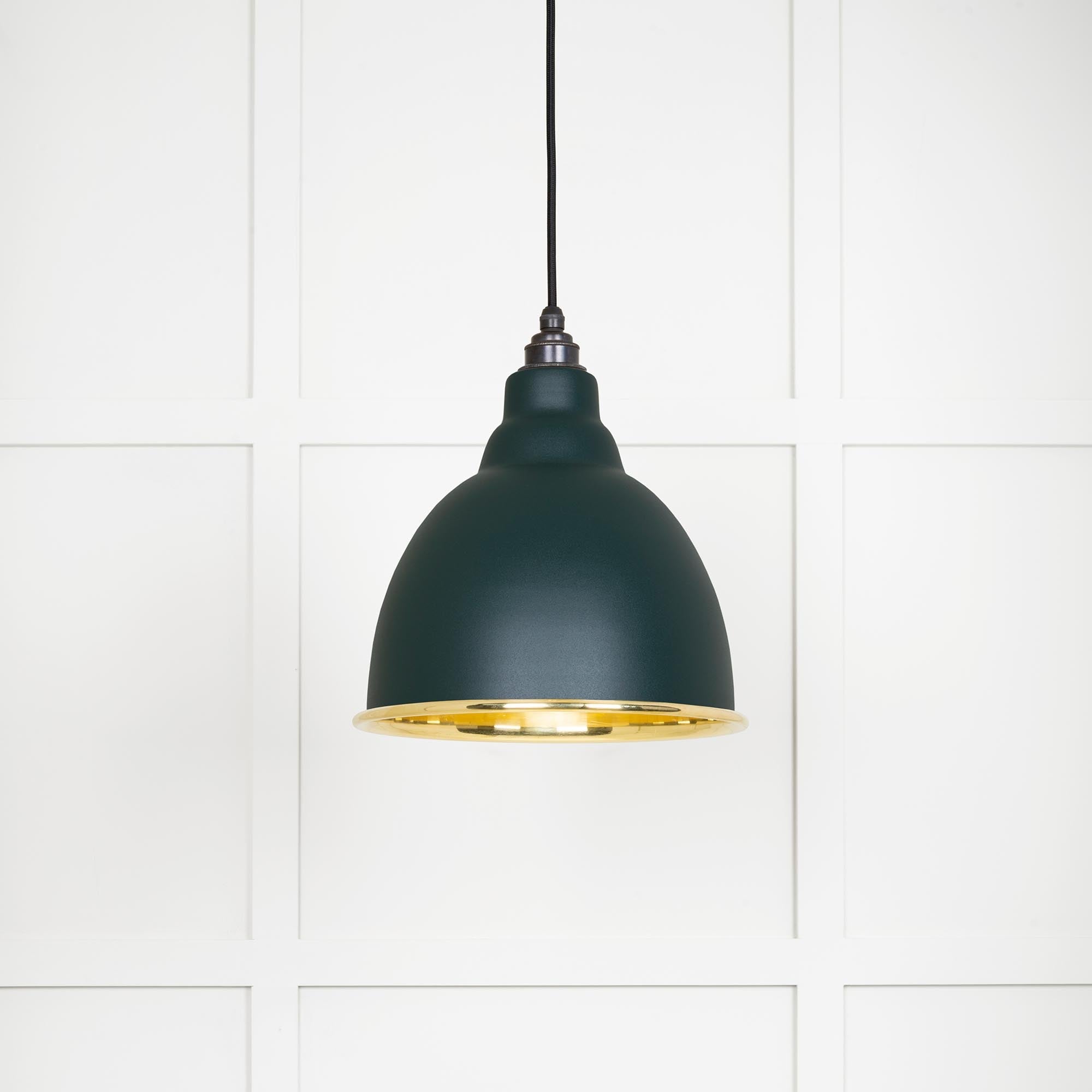 Smooth Brass Brindley Pendant | Dingle - From The Anvil - EB London